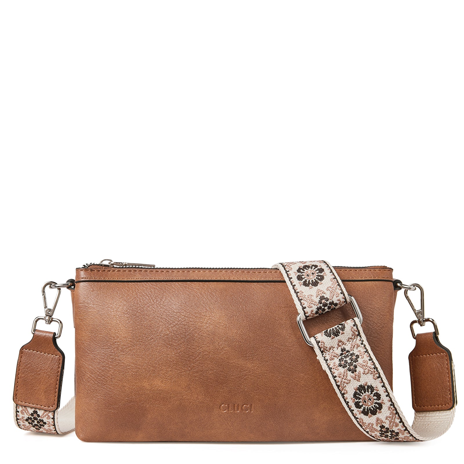 CLUCI Small Crossbody Bag for Women Trendy Vegan Leather Purse for Wom