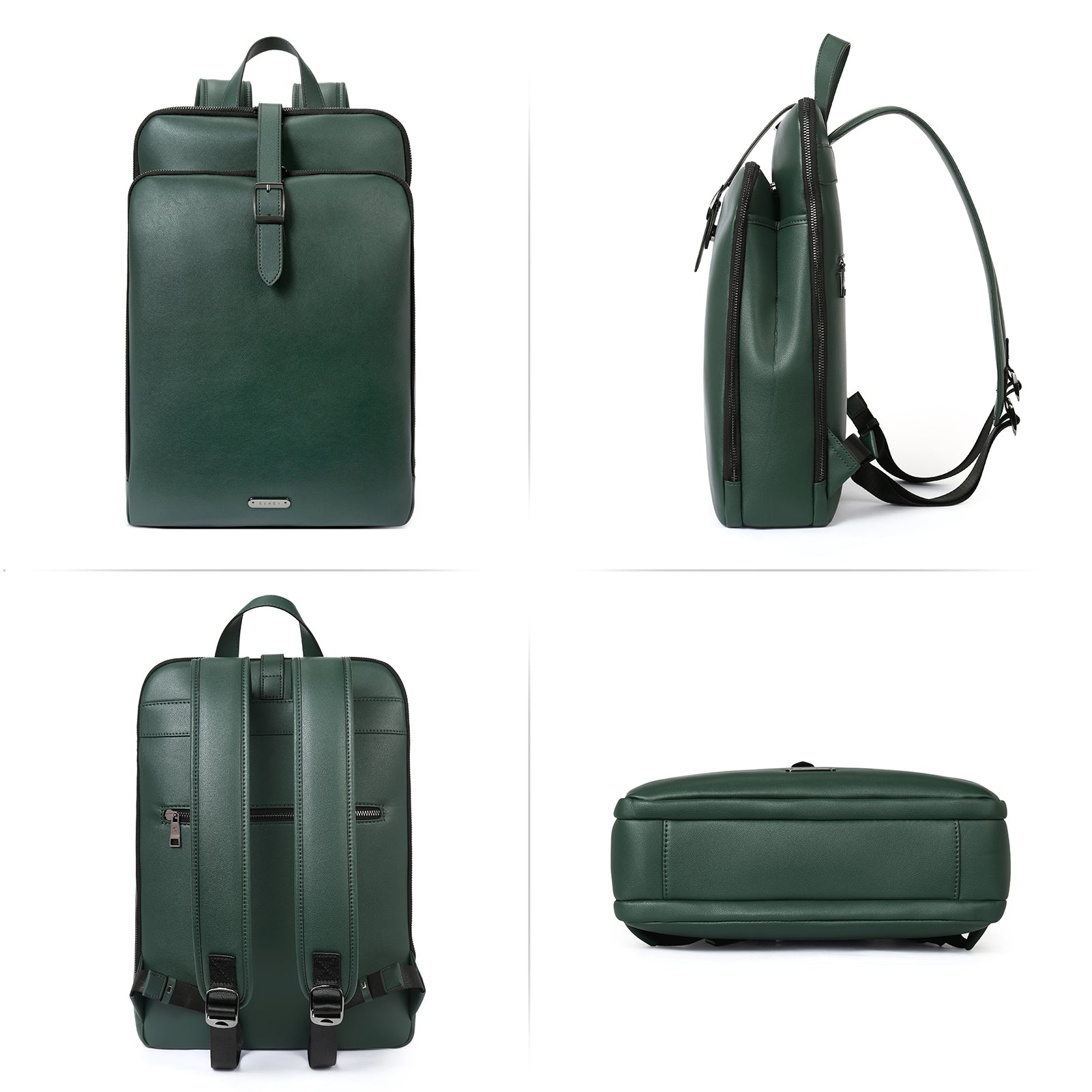 Koch Genuine Leather 15.6 Inch Laptop Backpack Purse For Women
