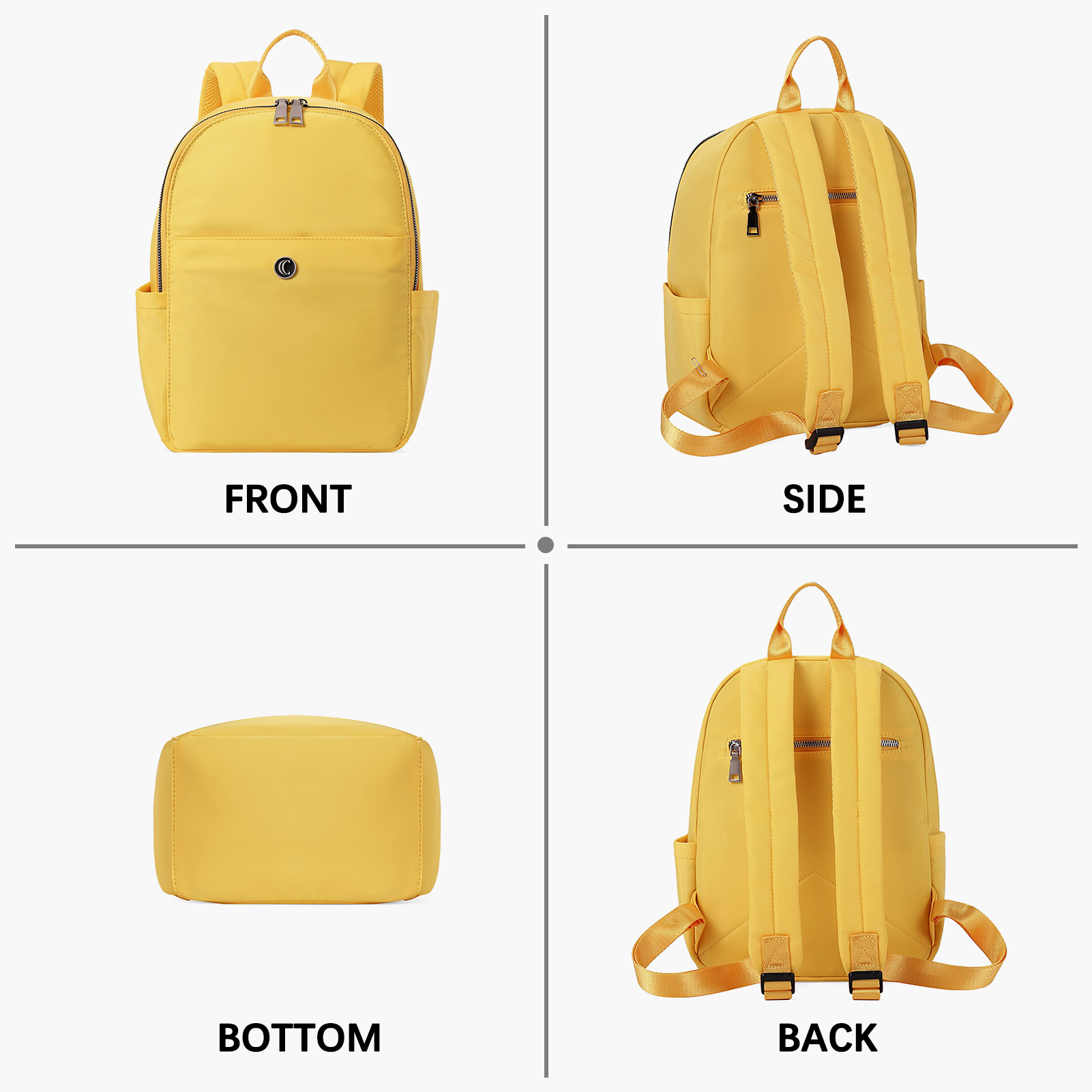 CLUCI Small Backpack for Women Mini Canvas Designer Backpack Purse Travel Lady Casual Daypack