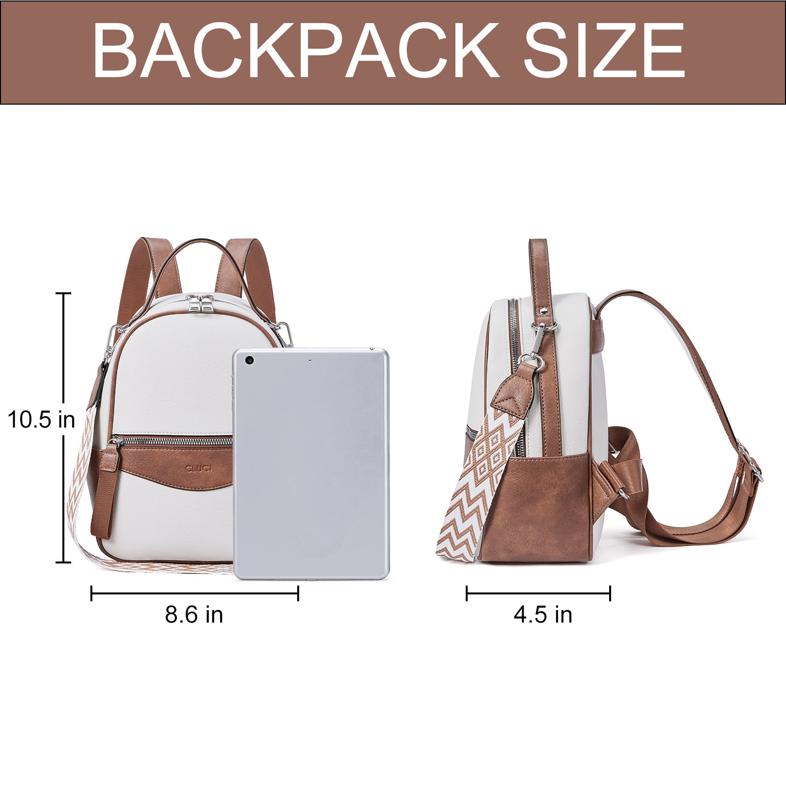 CLUCI Mini Backpack Purse for Women Shoulder Backpack Convertible Handbags