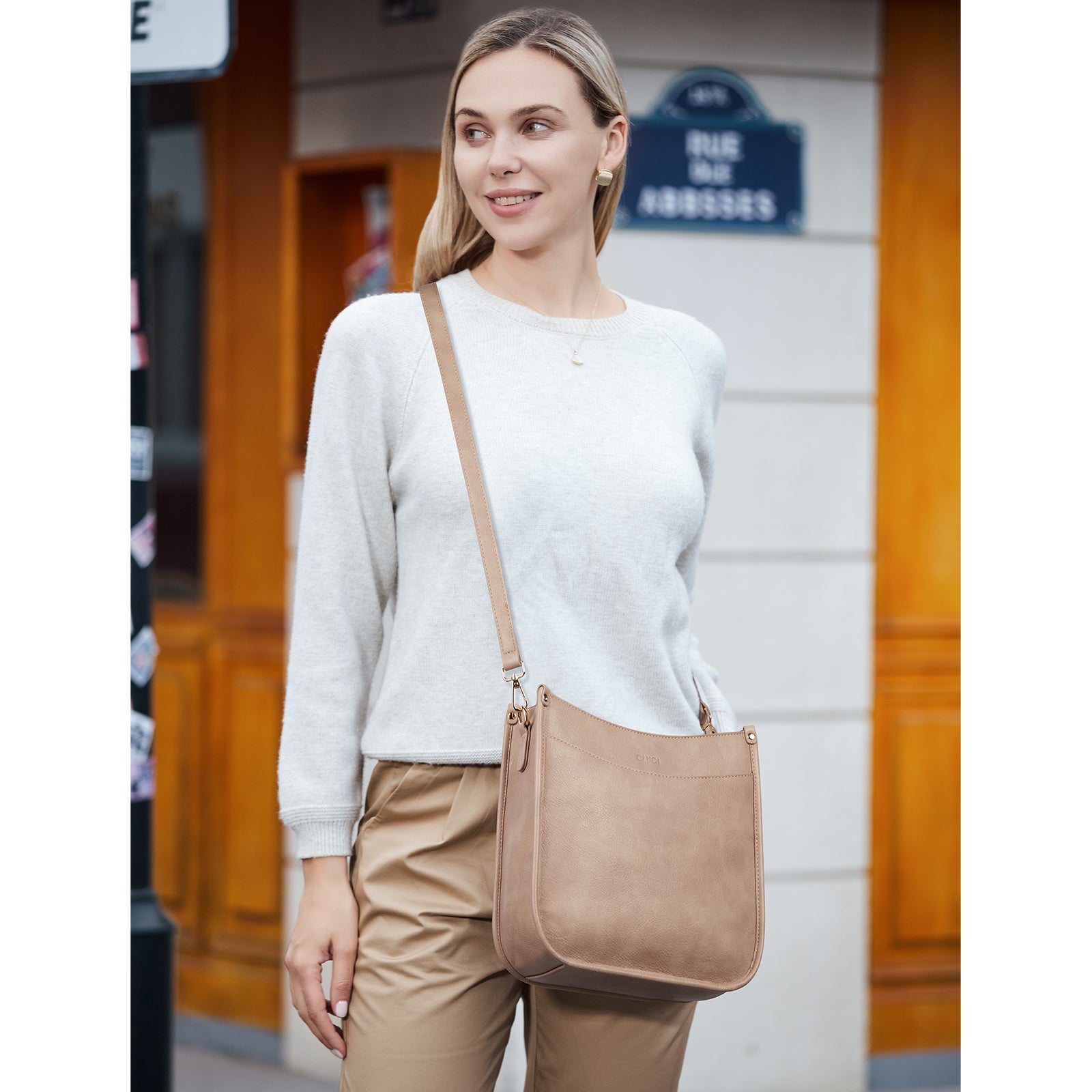 Trendy Medium Crossbody Bags with Two Straps