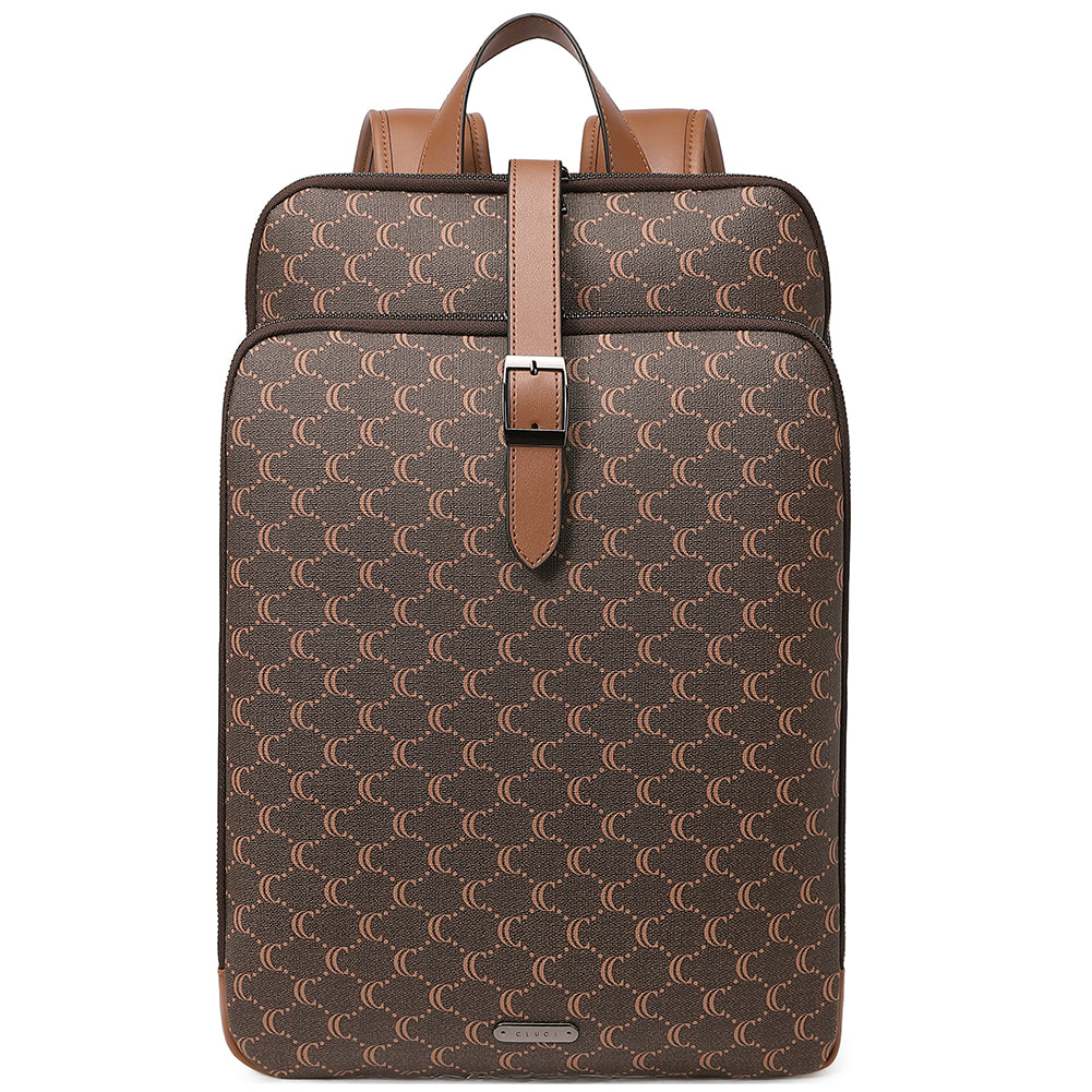 Koch Genuine Leather 15.6 Inch Laptop Backpack Purse For Women