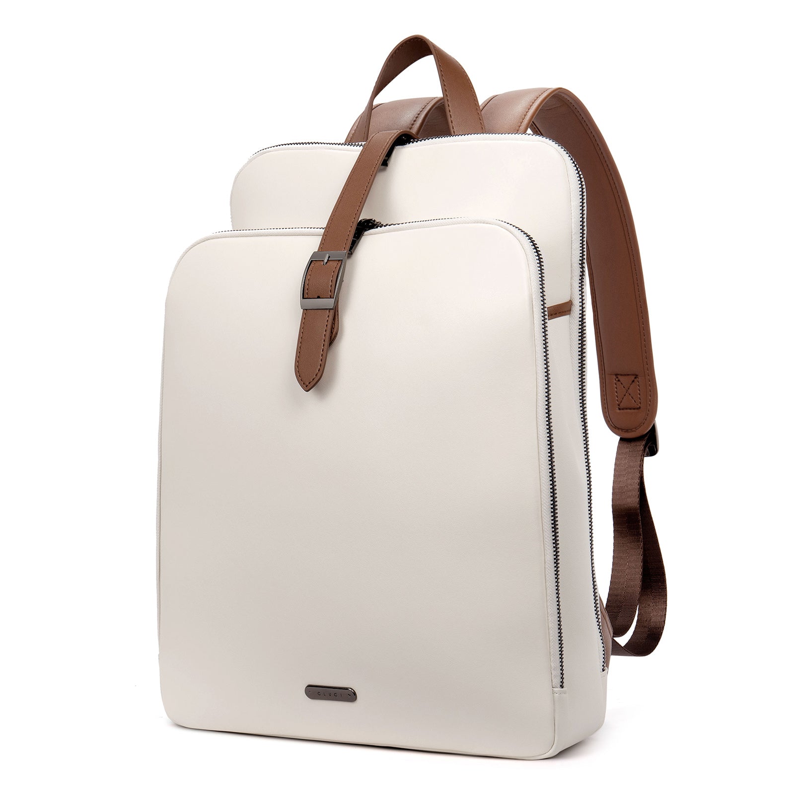 Koch Genuine Leather 15.6 Inch Laptop Backpack Purse For Women