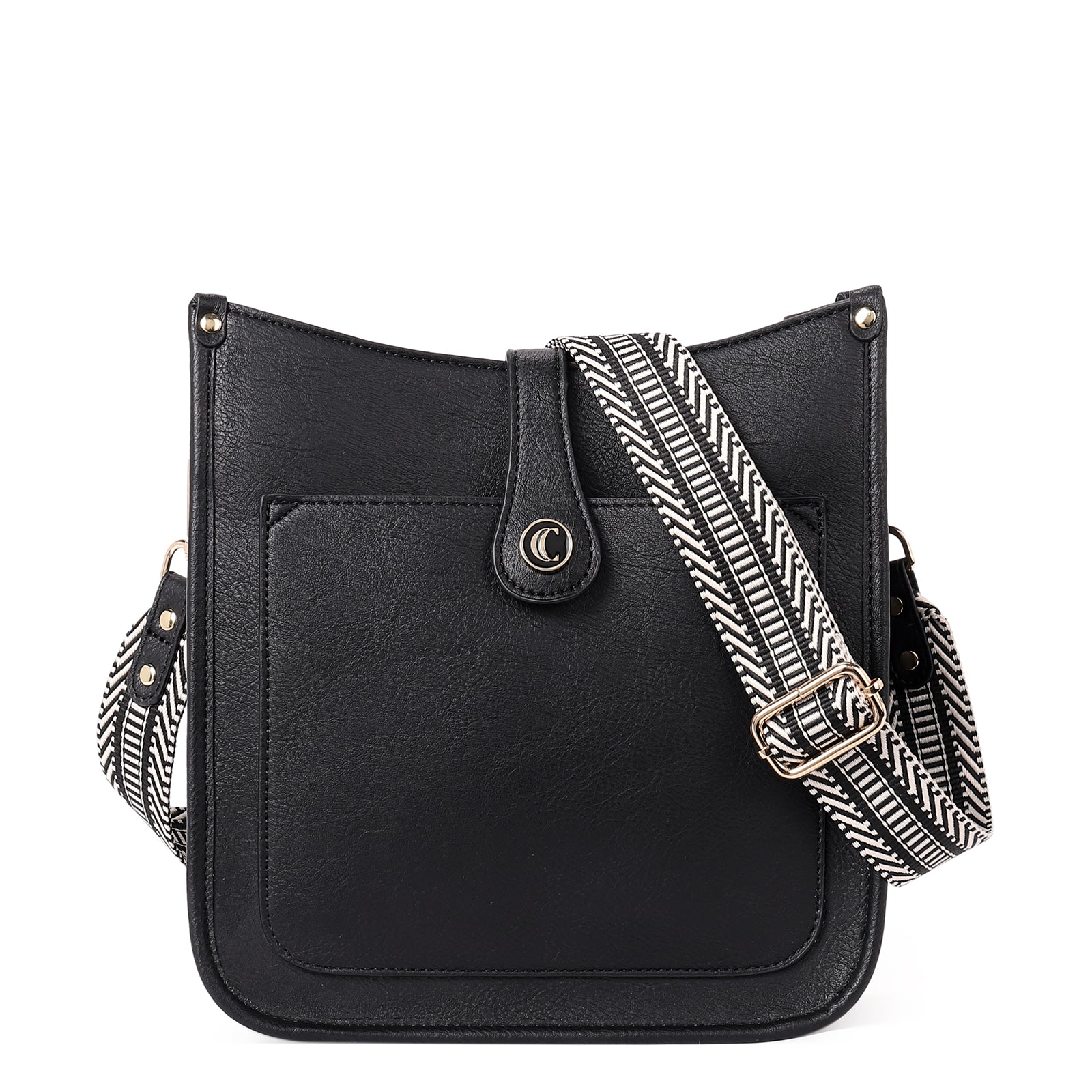 Crossbody Bags For Women Trendy Shoulder Bag Vegan Leather Purse with Two Straps