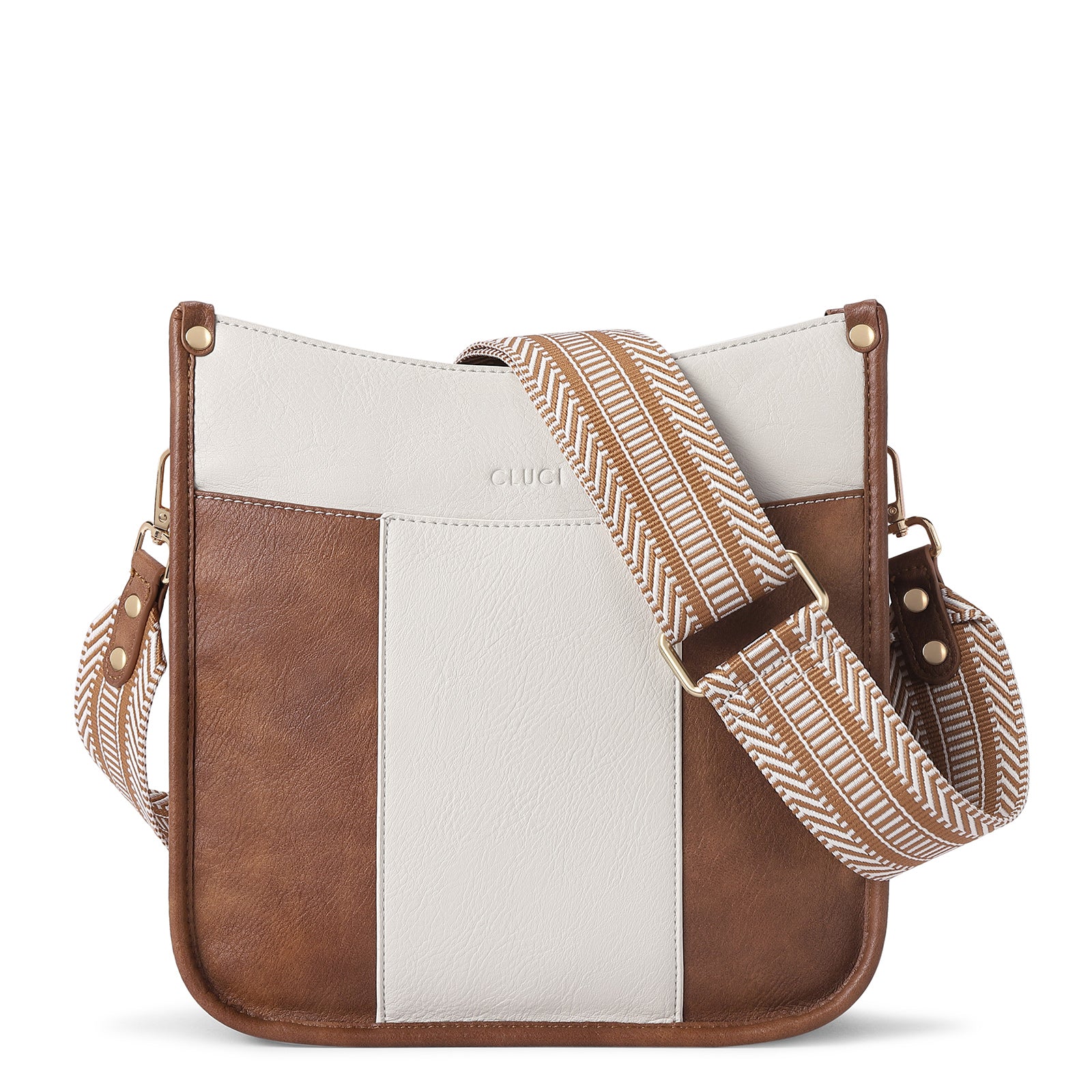 Crossbody Bags For Women Trendy Vegan Leather Purses with Two Straps