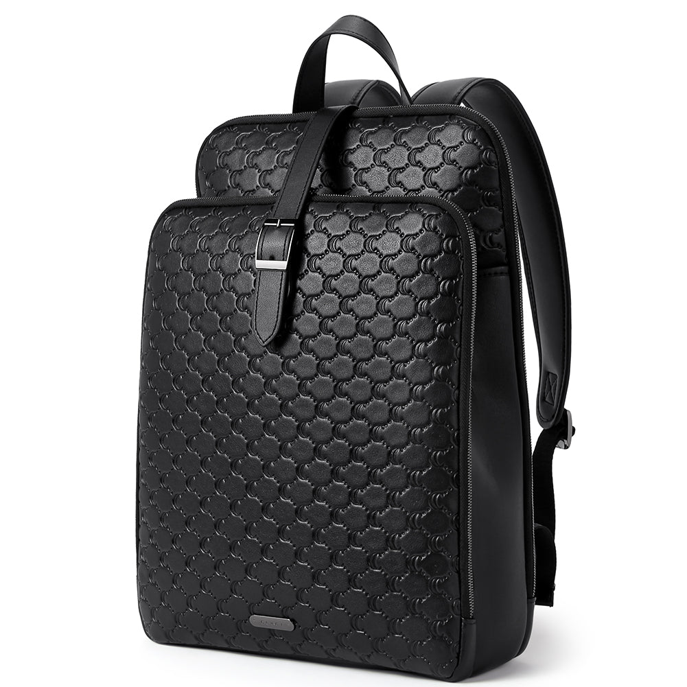Koch Genuine Leather 15.6 Inch Laptop Backpack Purse For Women