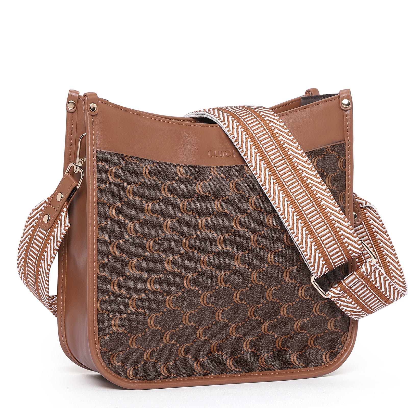 Trendy Medium Crossbody Bags with Two Straps