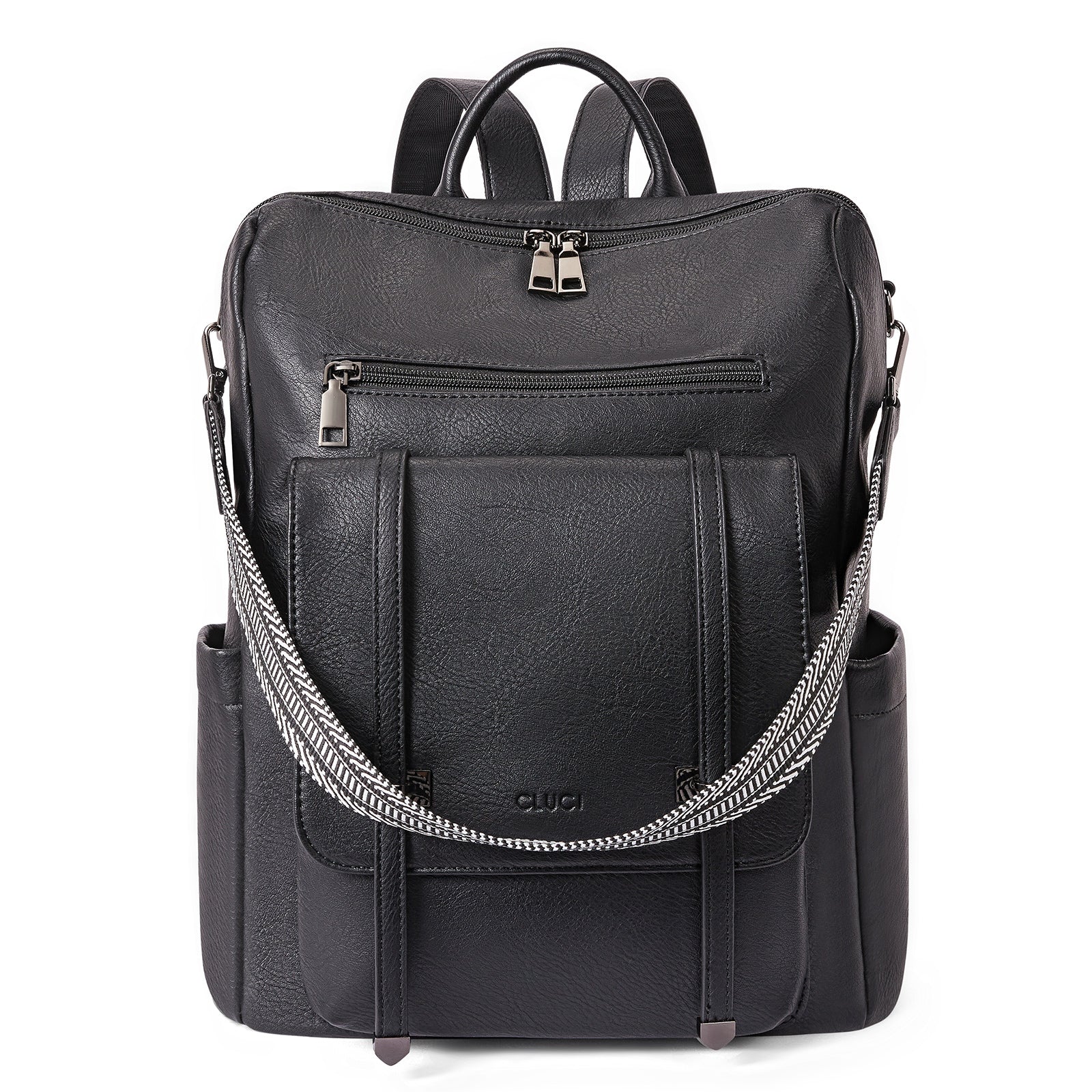 CLUCI Backpack Purse for Women Leather Backpack Purse Travel Fashion Convertible Designer Ladies Shoulder Bags