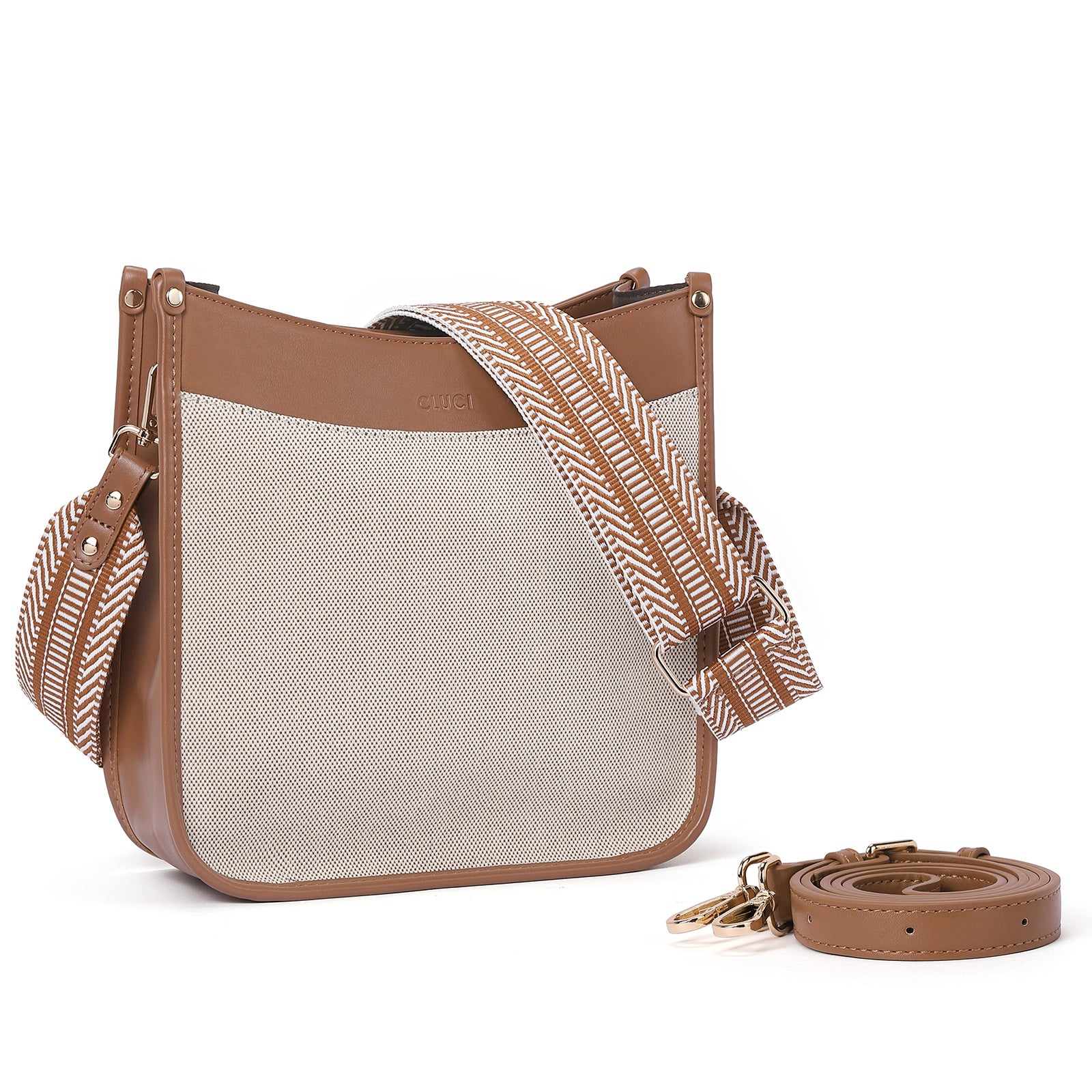 Trendy Medium Crossbody Bags with Two Straps