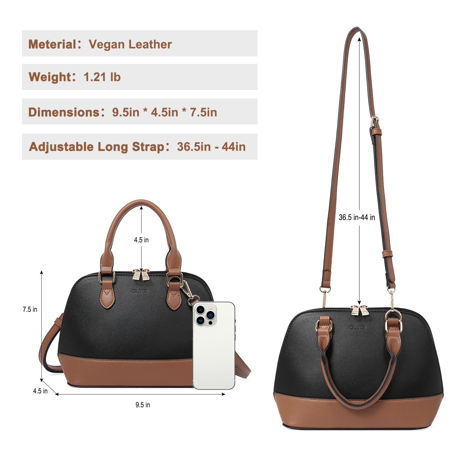 Small Purses for Women Satchel Crossbody Bags Vegan Leather handbags