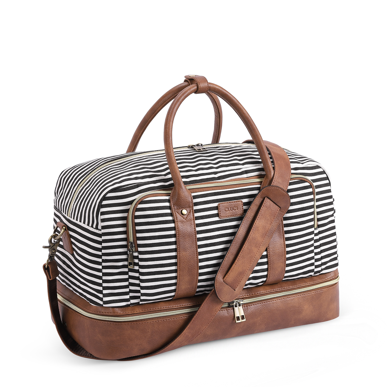 CLUCI Weekender Bags for Women Travel Carry on Bags Overnight Bag with Shoe Compartment