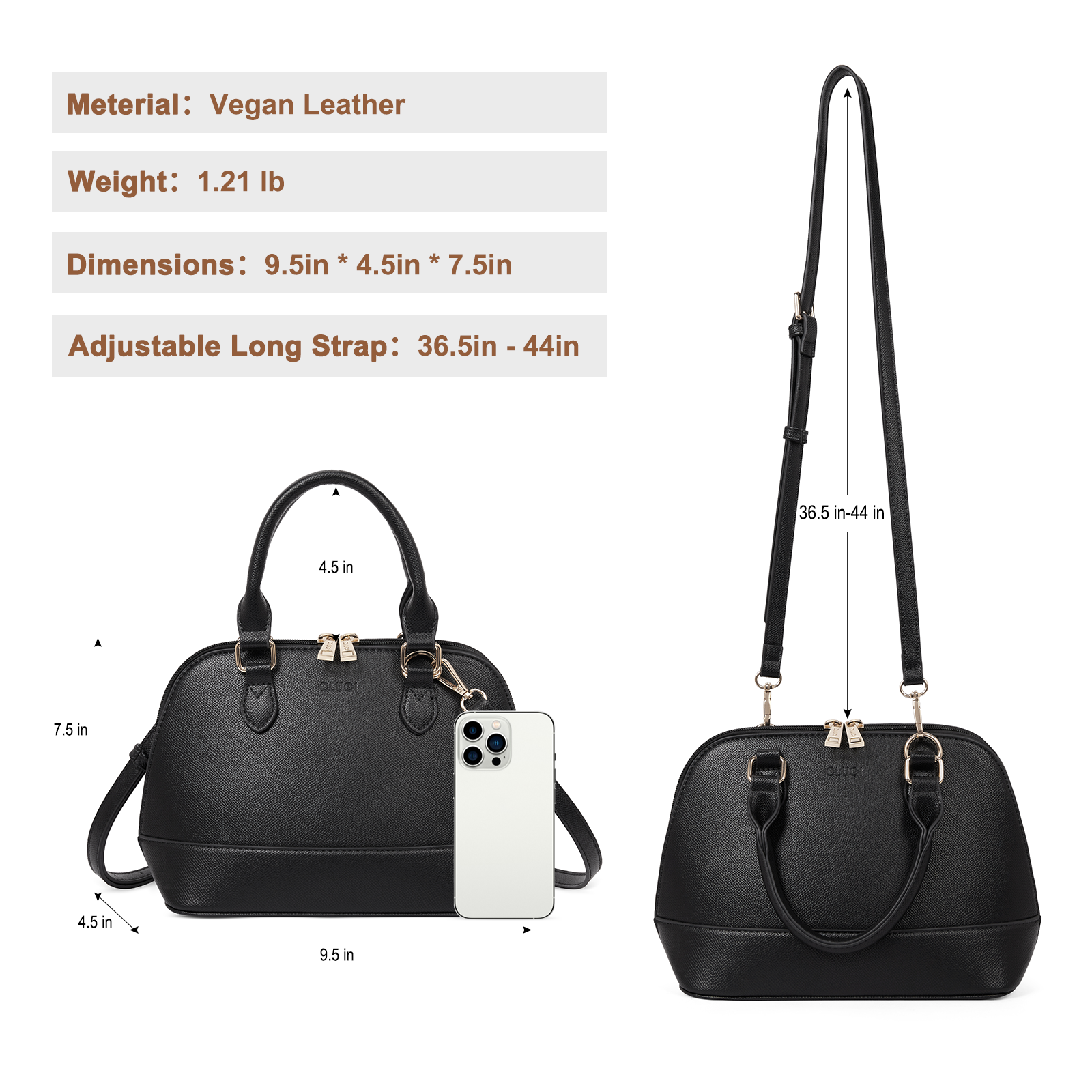 Small Purses for Women Satchel Crossbody Bags Vegan Leather handbags