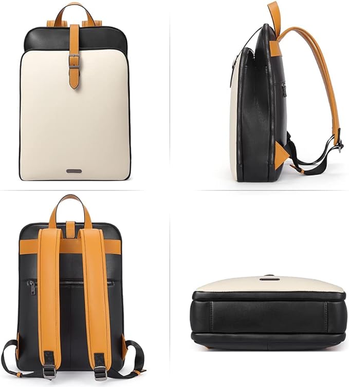 Koch Genuine Leather 15.6 Inch Laptop Backpack Purse For Women