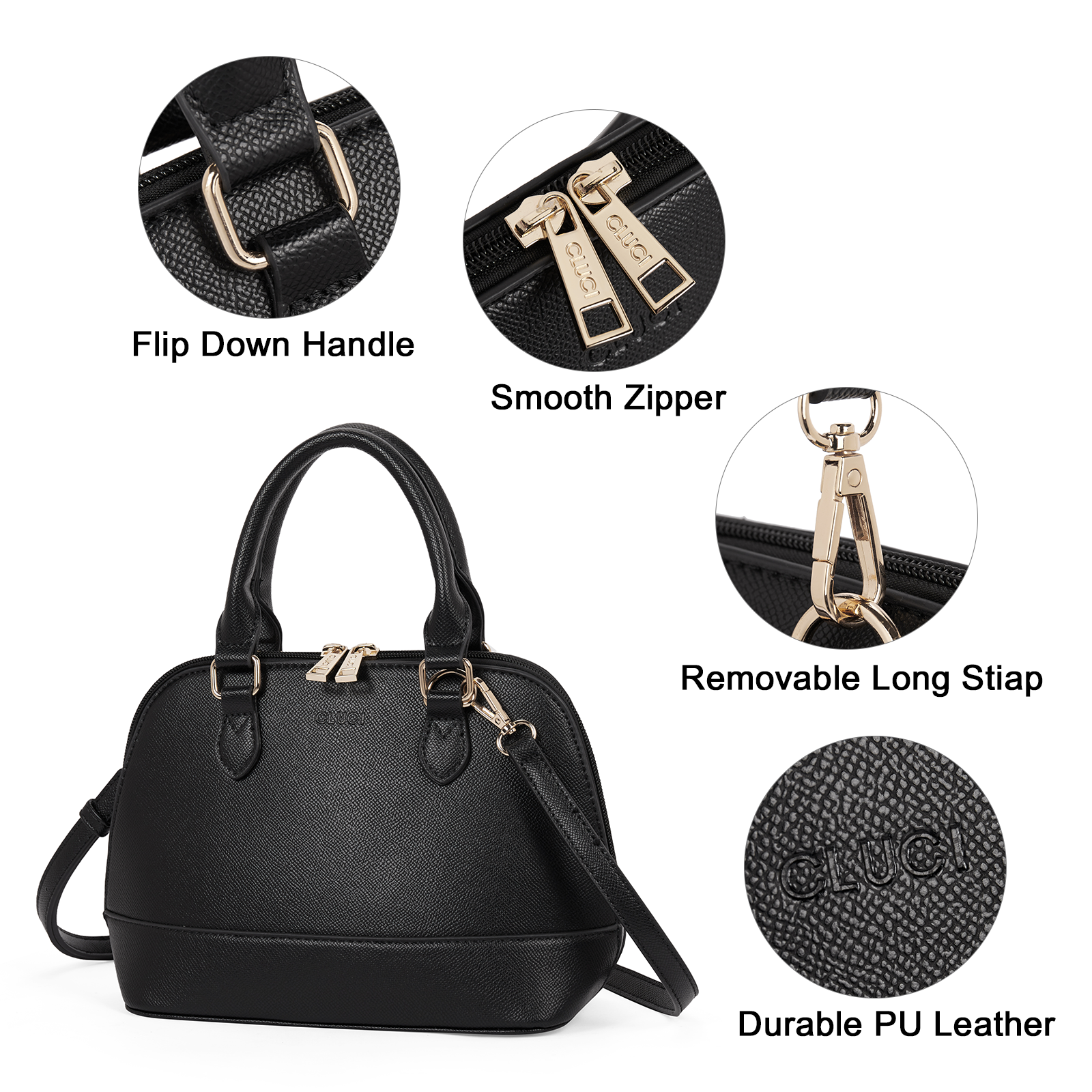 Small Purses for Women Satchel Crossbody Bags Vegan Leather handbags