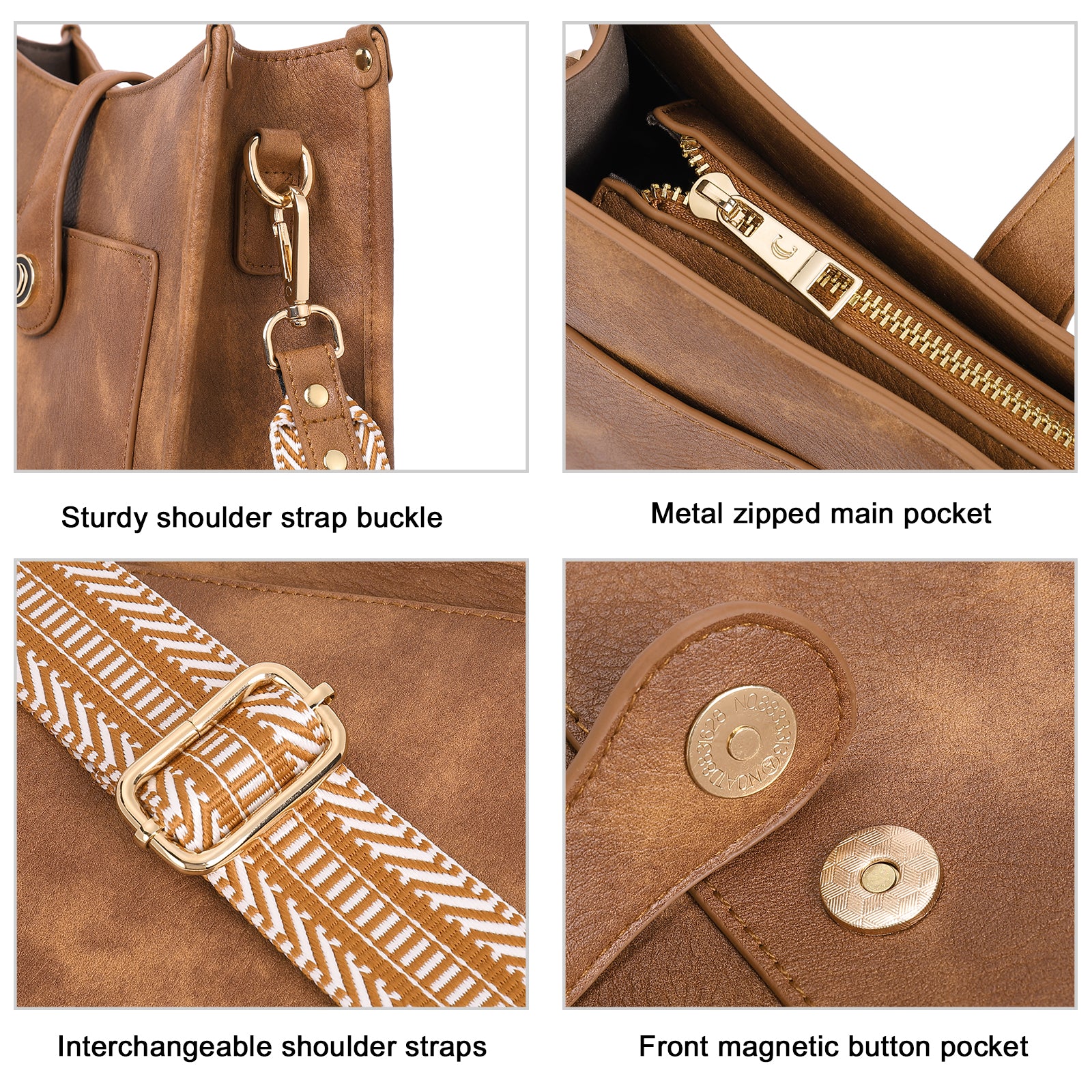Crossbody Bags For Women Trendy Shoulder Bag Vegan Leather Purse with Two Straps