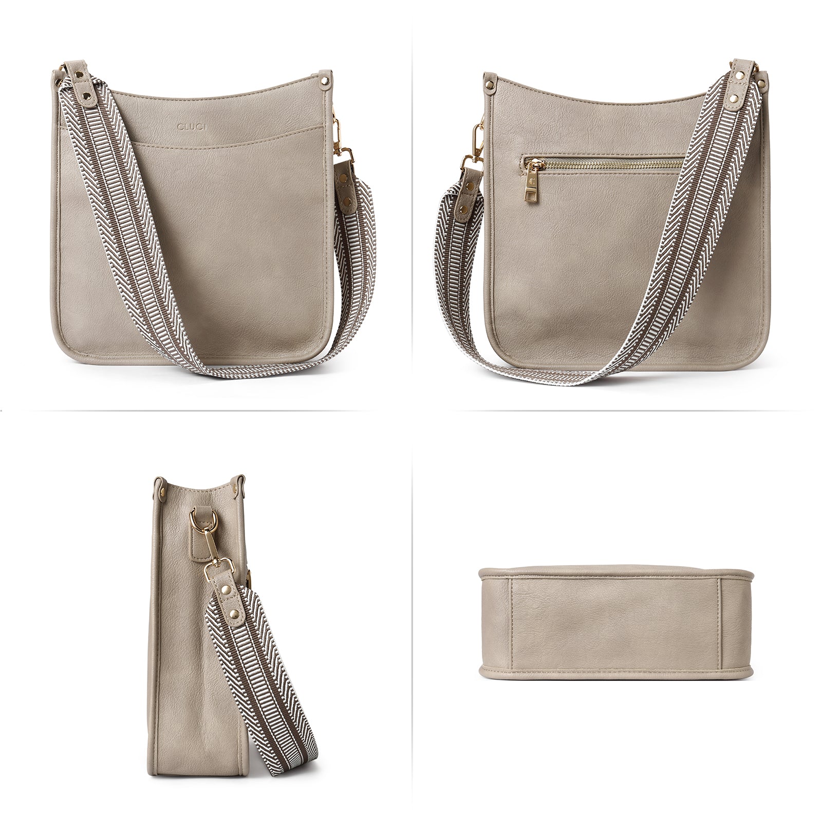 Trendy Medium Crossbody Bags with Two Straps