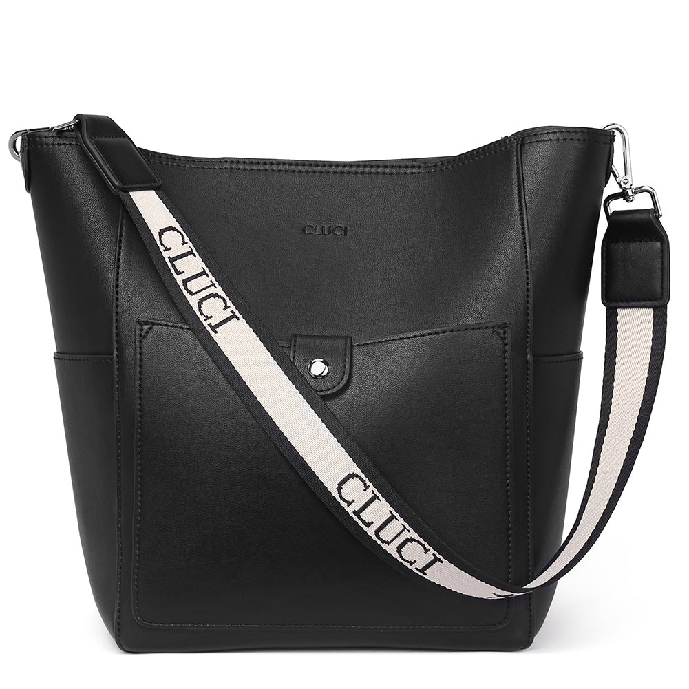 CLUCI Bucket Bags for Women Purse and Handbags Vegan Leather Hobo Designer  Tote Large Shoulder Bag