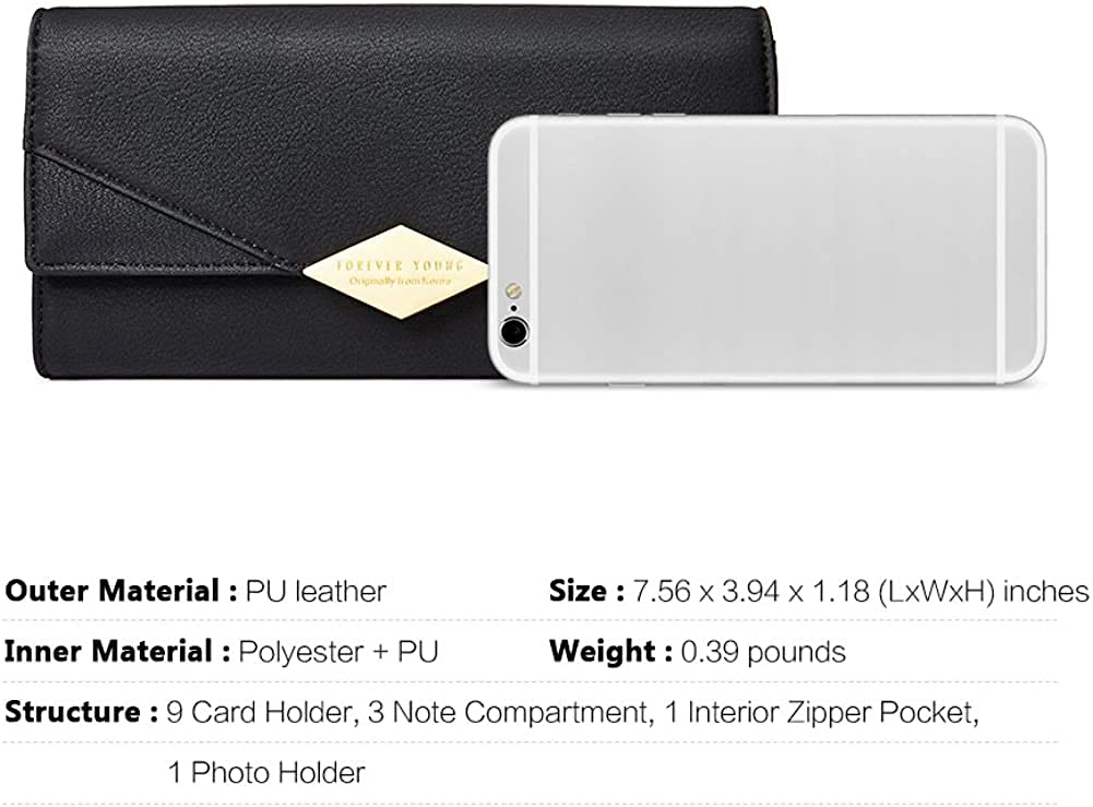 Mile Large Stylish Wallet For Women With Multiple Card Slots