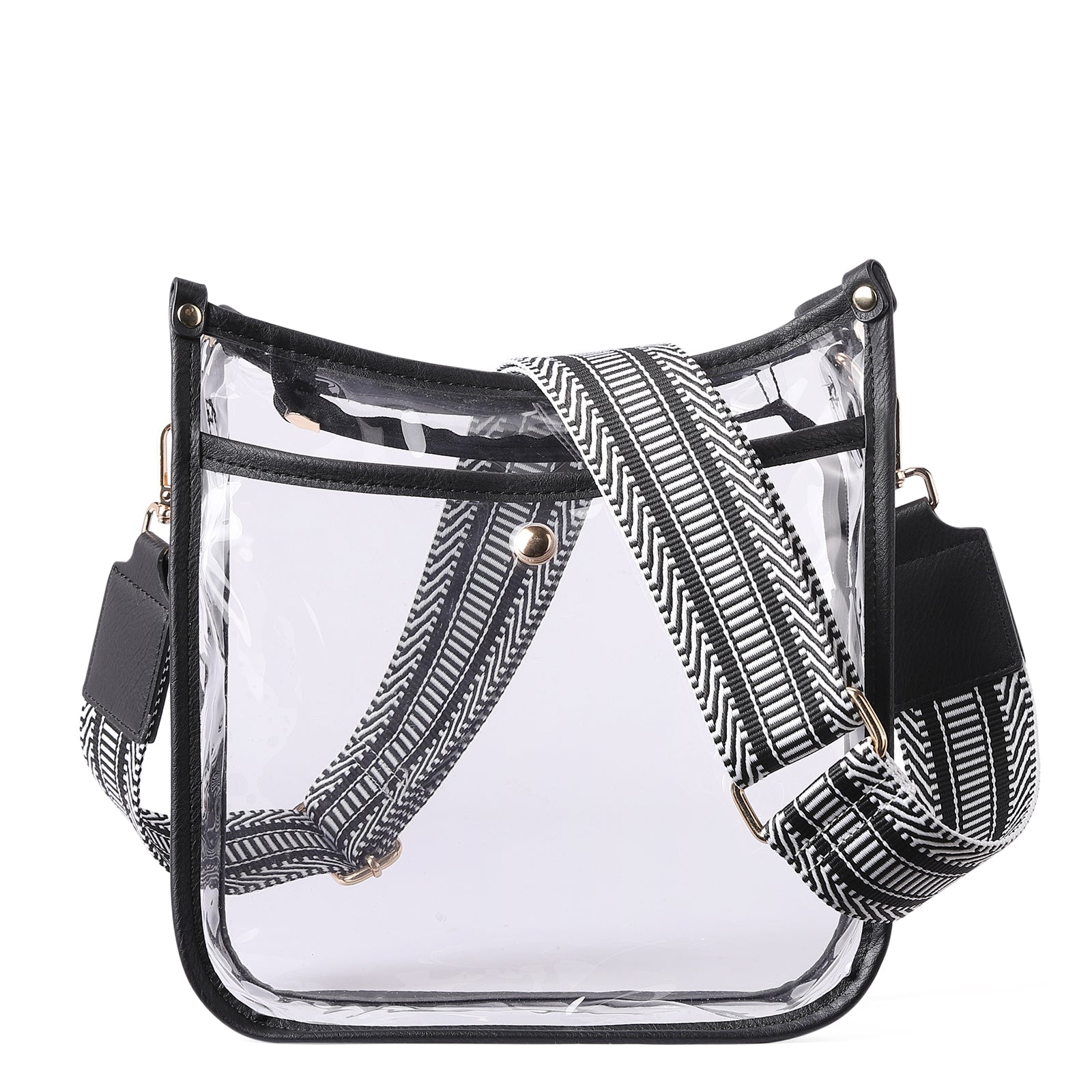 Clear Crossbody Purse Bag Stadium Approved For Women With Two Straps