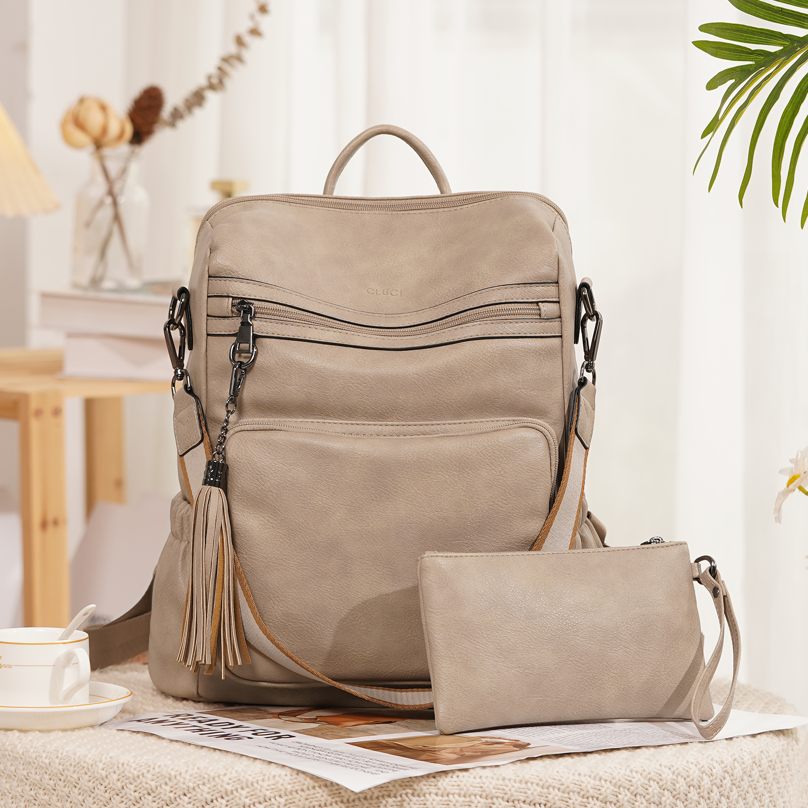 Ladies big backpack best sale