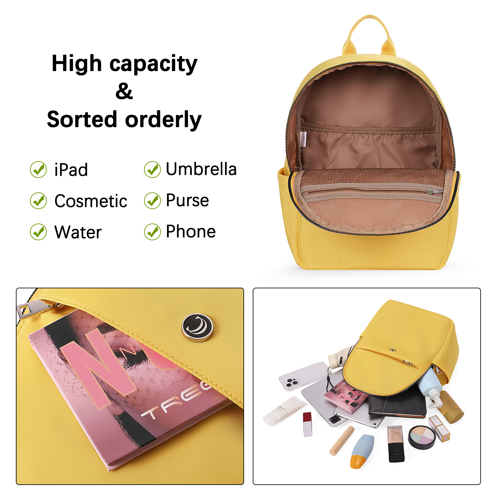 FOREVER 21 Yellow Backpacks | Mercari