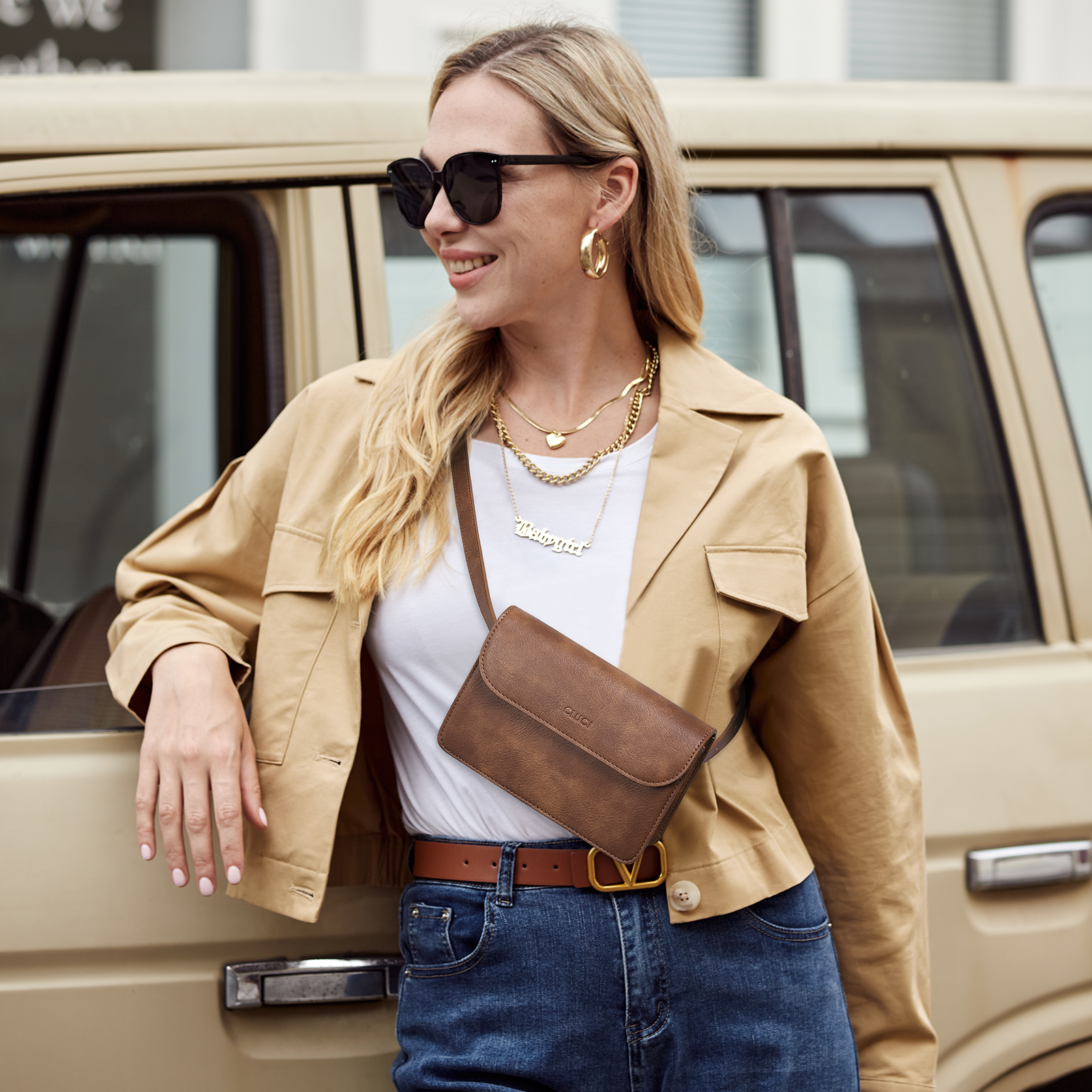 street style crossbody fanny pack