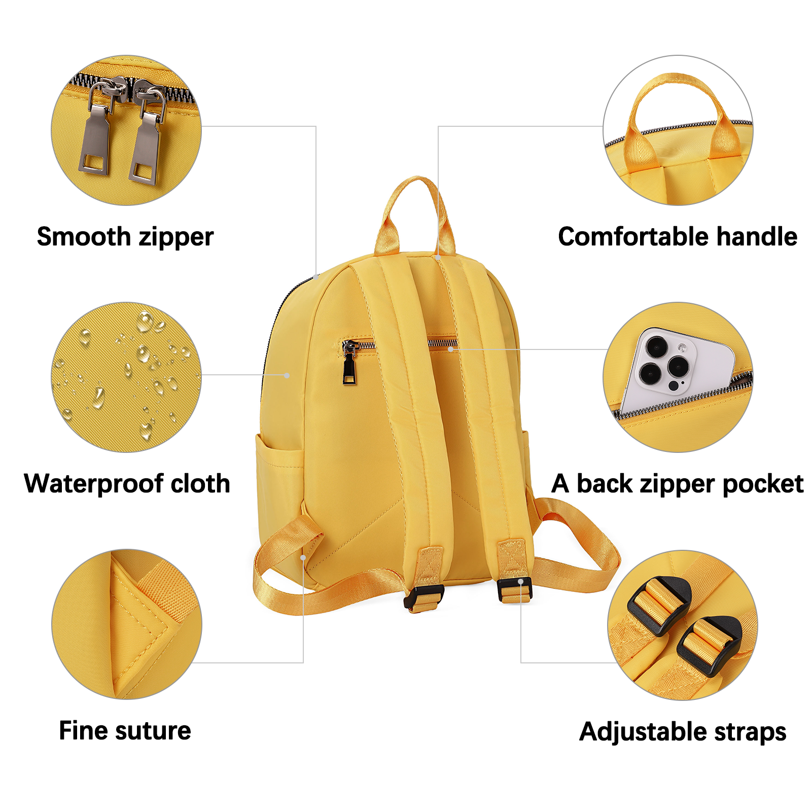 Cute designer backpack purse sale