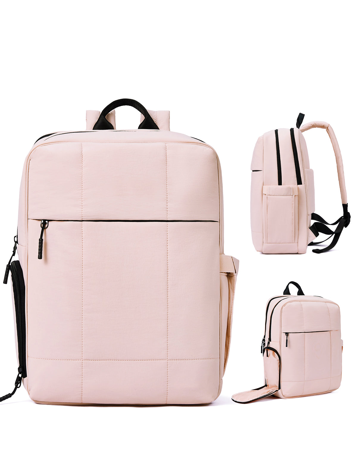 Lightweight Puffy Gym Backpack | 15.6 inch Laptop Backpack