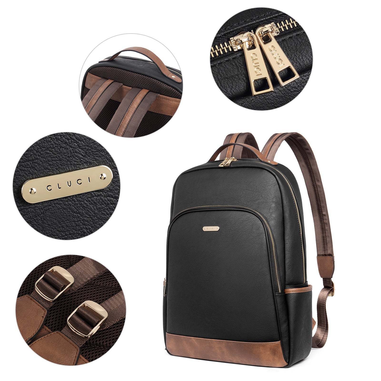 CLUCI Leather Backpack Purse for … curated on LTK