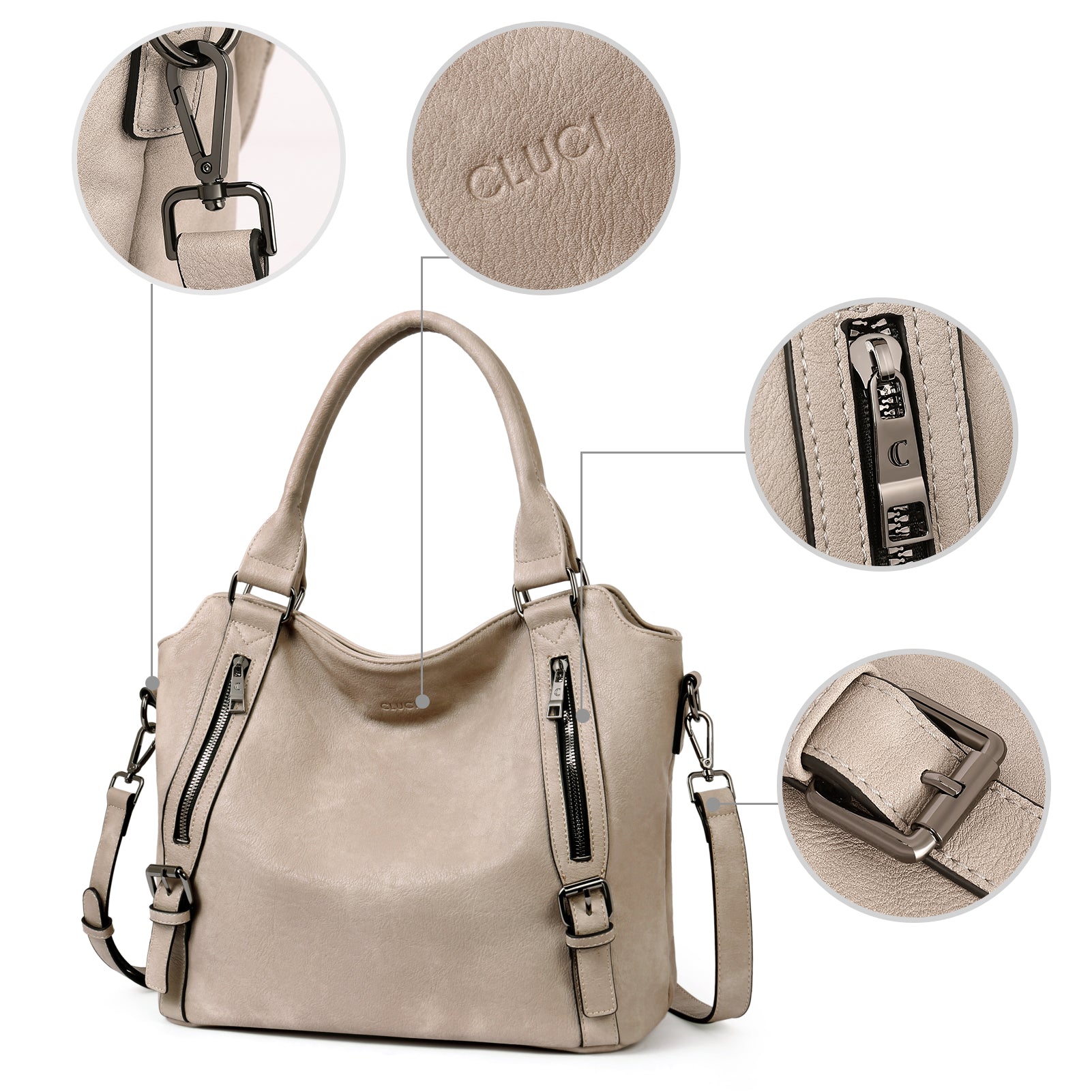 Navy Leather Hobo Handbag – Kerry Noël