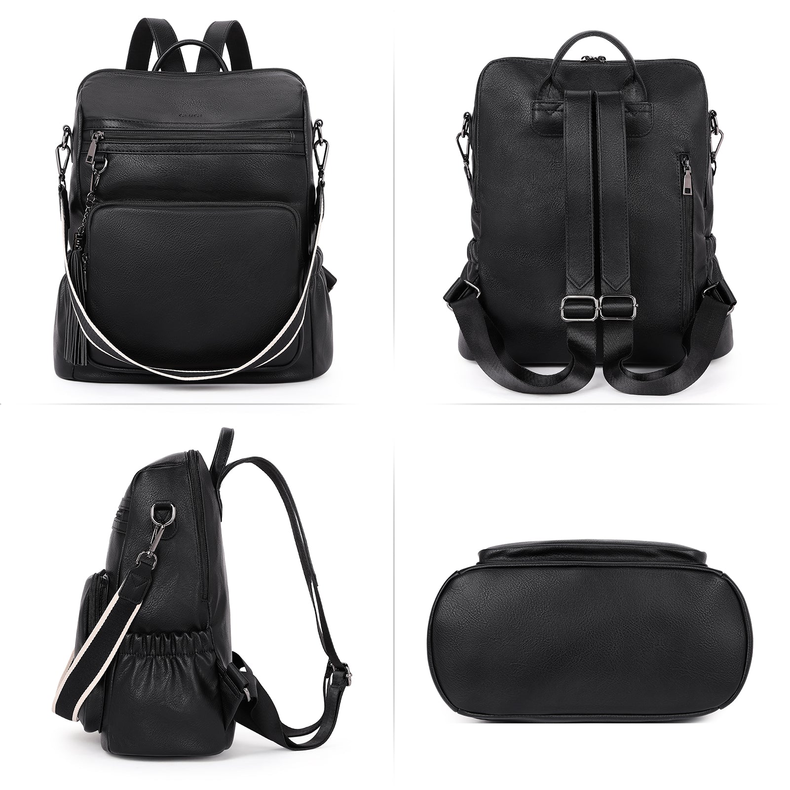 Leather handbag The Sak Black in Leather - 26947874