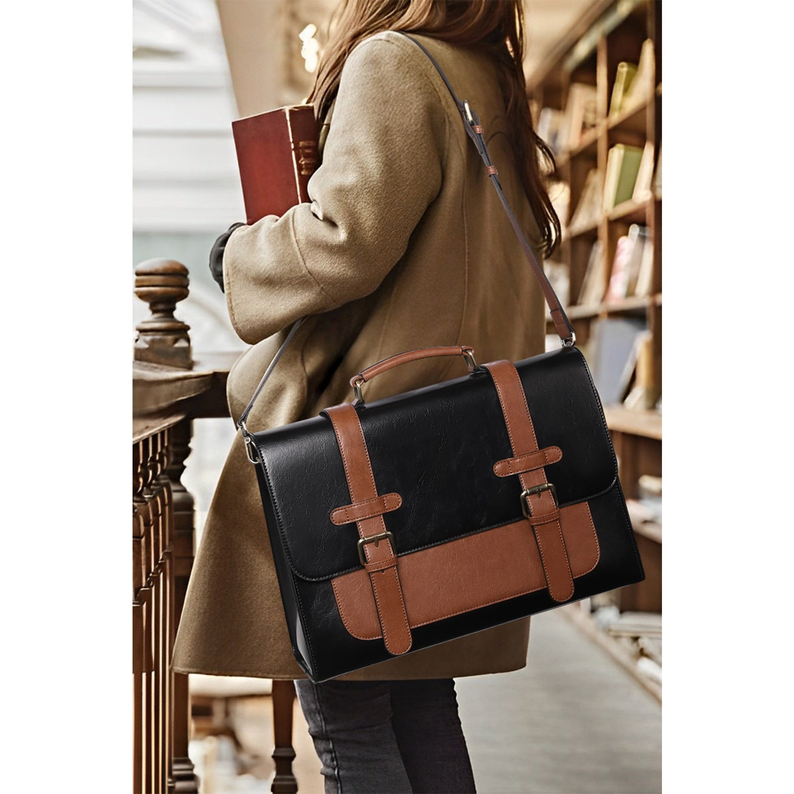 Womens briefcase backpack Clearance