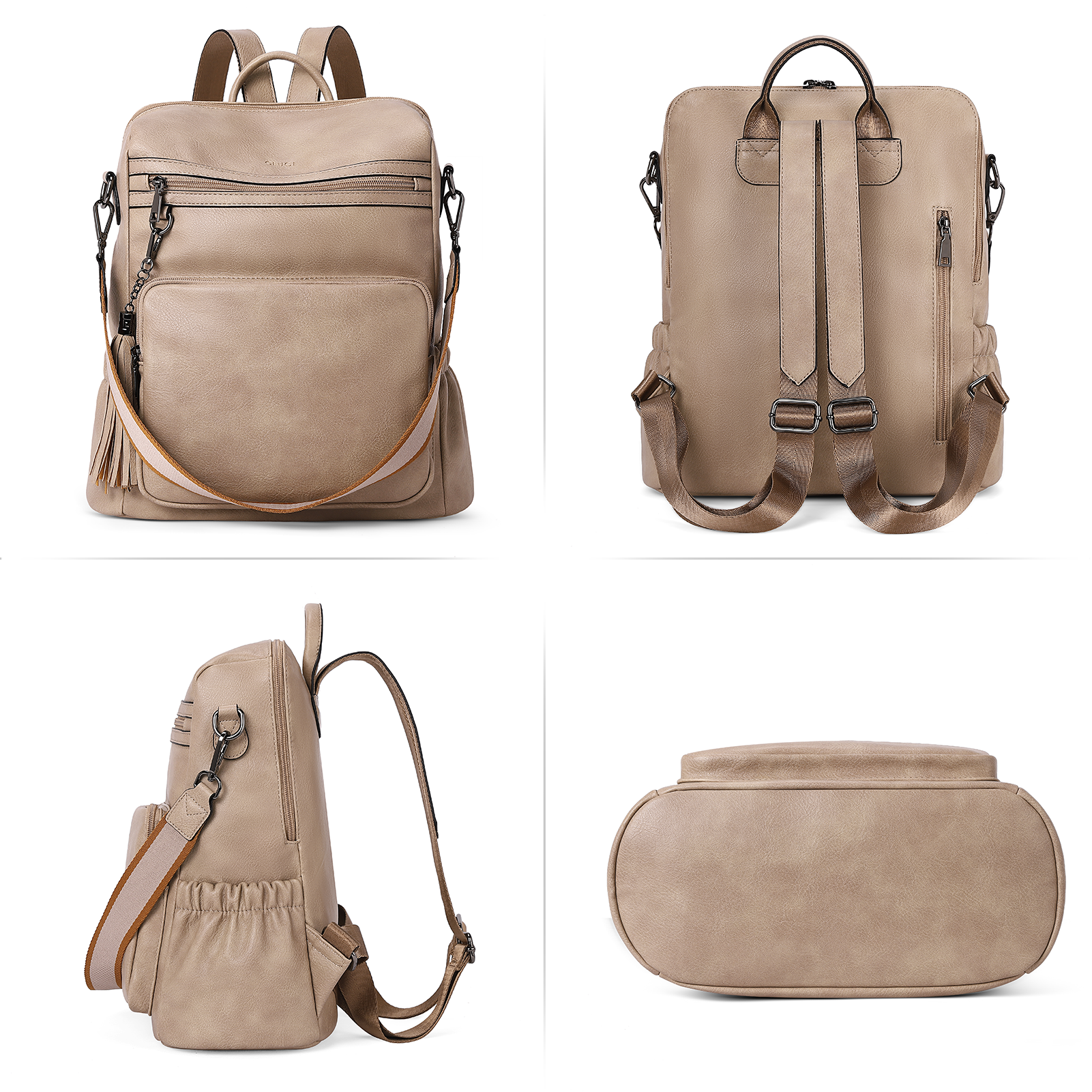 Convertible Backpack Purse – Adjustable & Vegan Leather – Jolie Vaughan  Mature Women's Online Clothing Boutique
