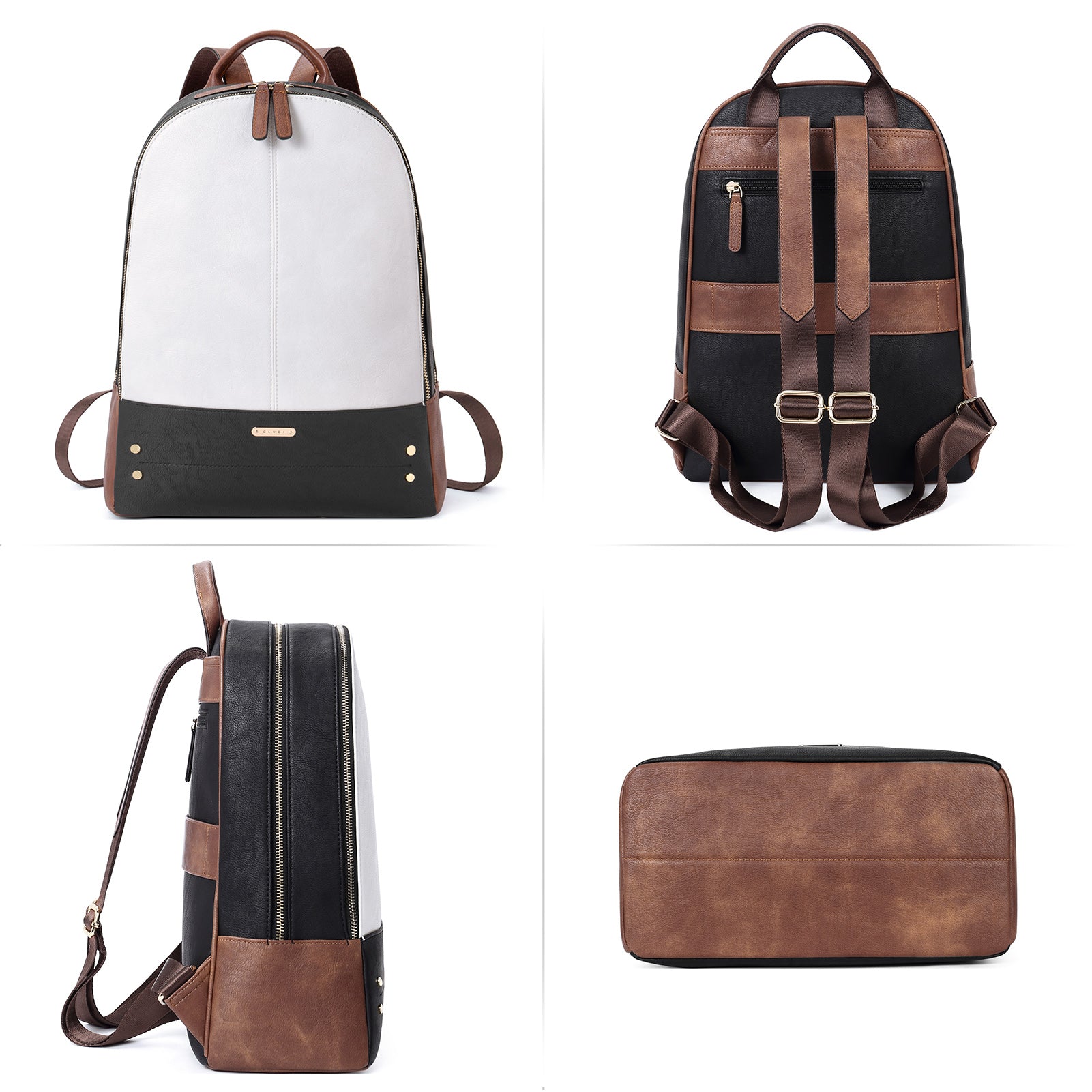 Black Backpack Leather College Bags at Rs 900/piece in Ahmedabad | ID:  25752819812