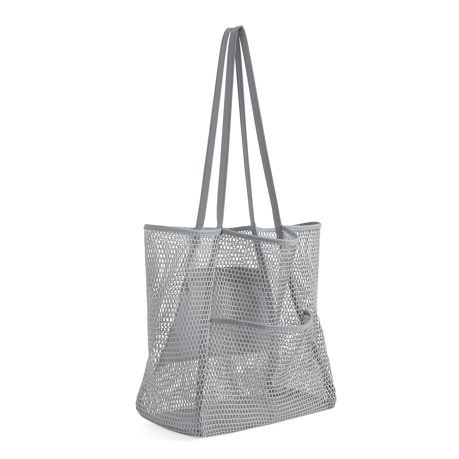 CLUCI Mesh Tote Bag Beach Tote Bag Essentials For Women Shoulder Handbags