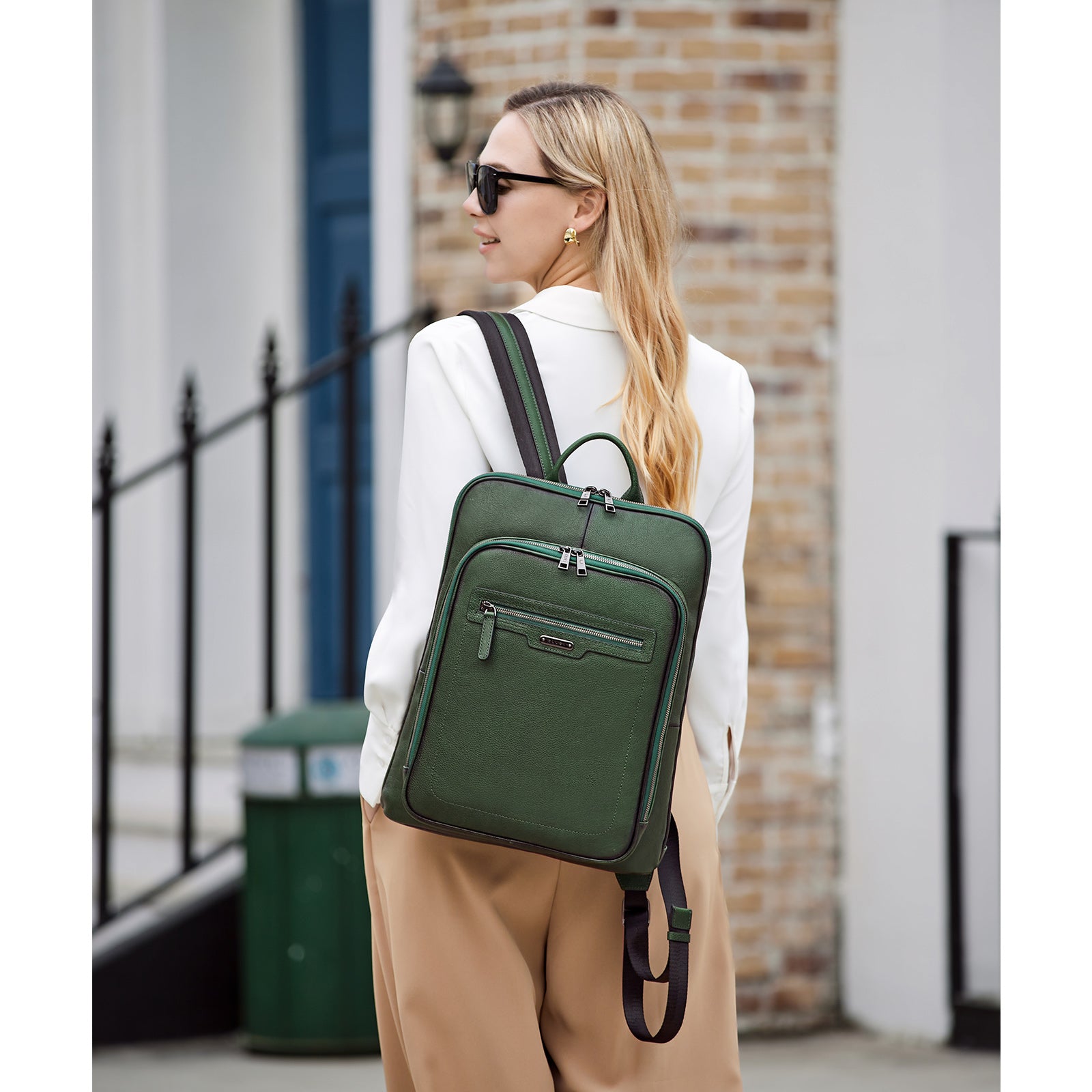 Buy Toteteca Green Multipocket Backpack Online