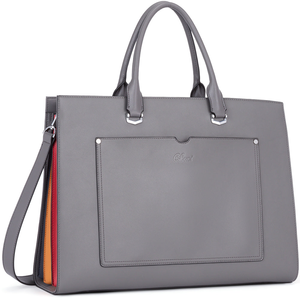 Lauren Refined Leather Briefcase For Women For Daily Use