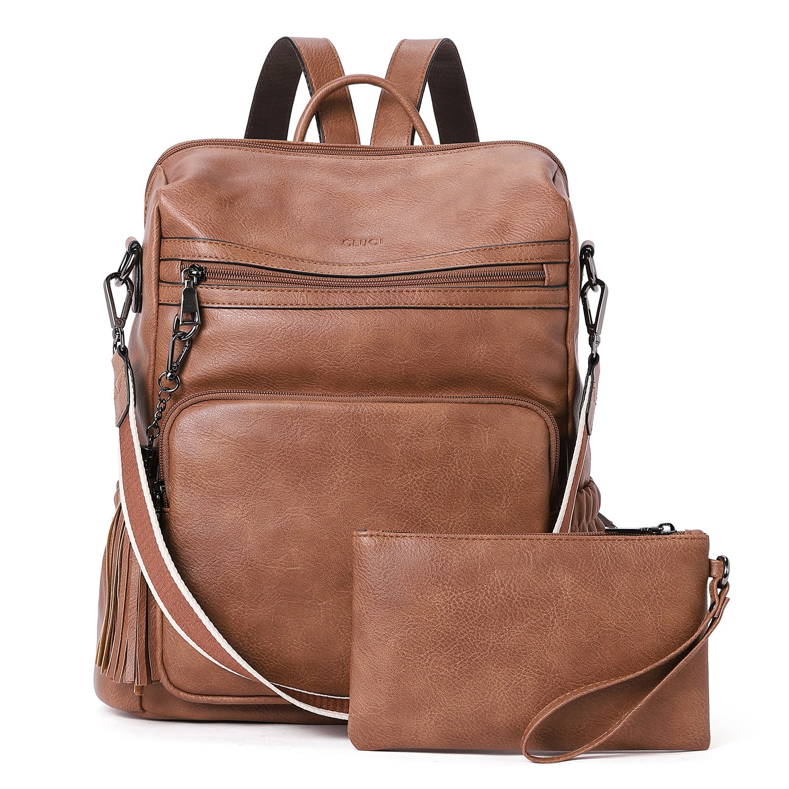 The Leather Backpack: Designer Brown Leather Backpack