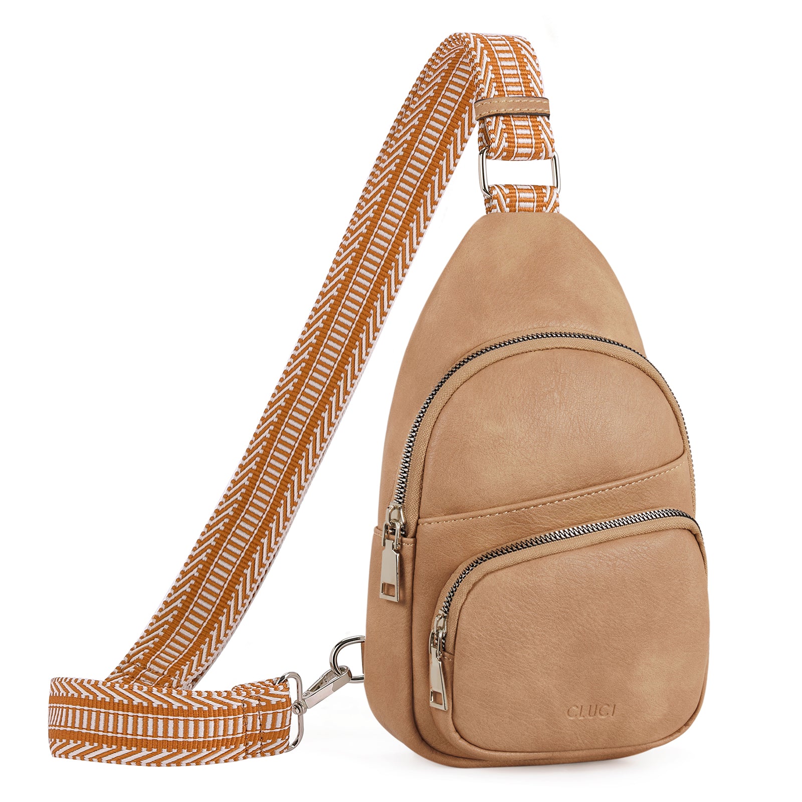 Leather sling bag outlet women's