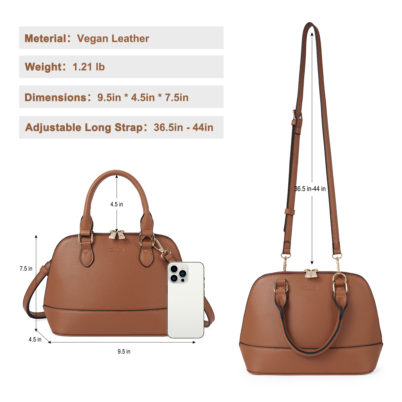 Small Purses for Women Satchel Crossbody Bags Vegan Leather handbags