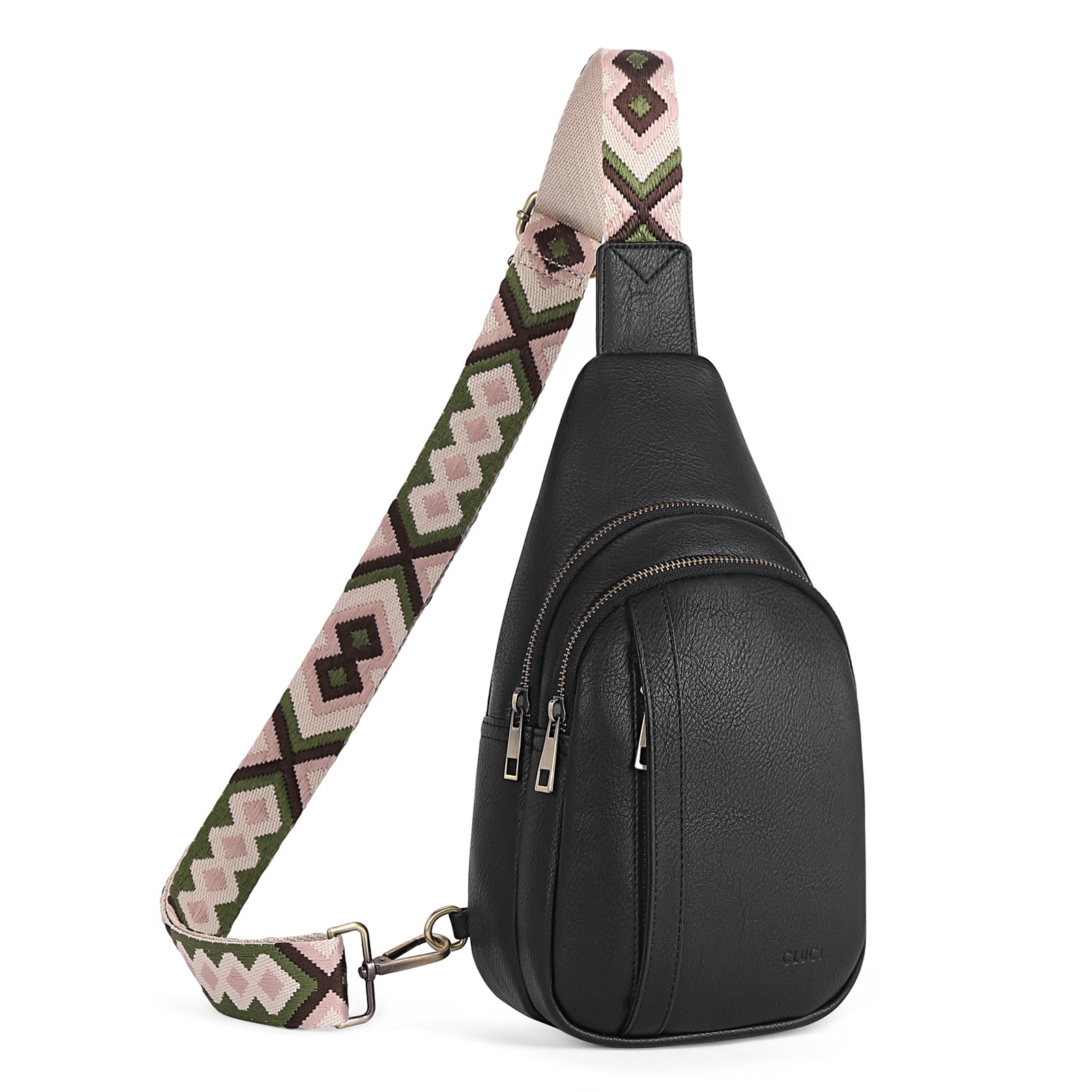CLUCI Sling Bag for Women Crossbody Leather Large Sling Backpack