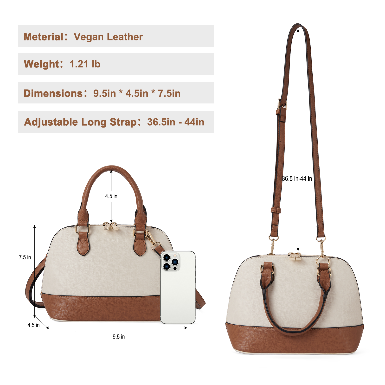 Small Purses for Women Satchel Crossbody Bags Vegan Leather handbags