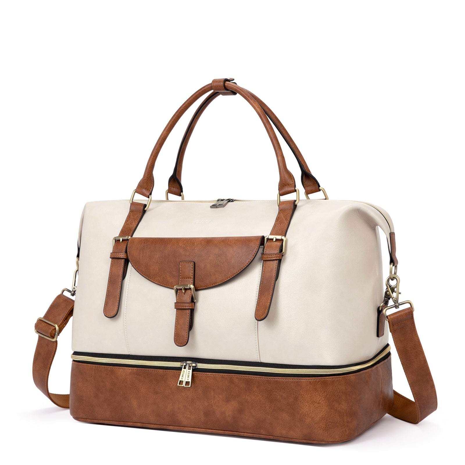 Womens leather outlet weekender