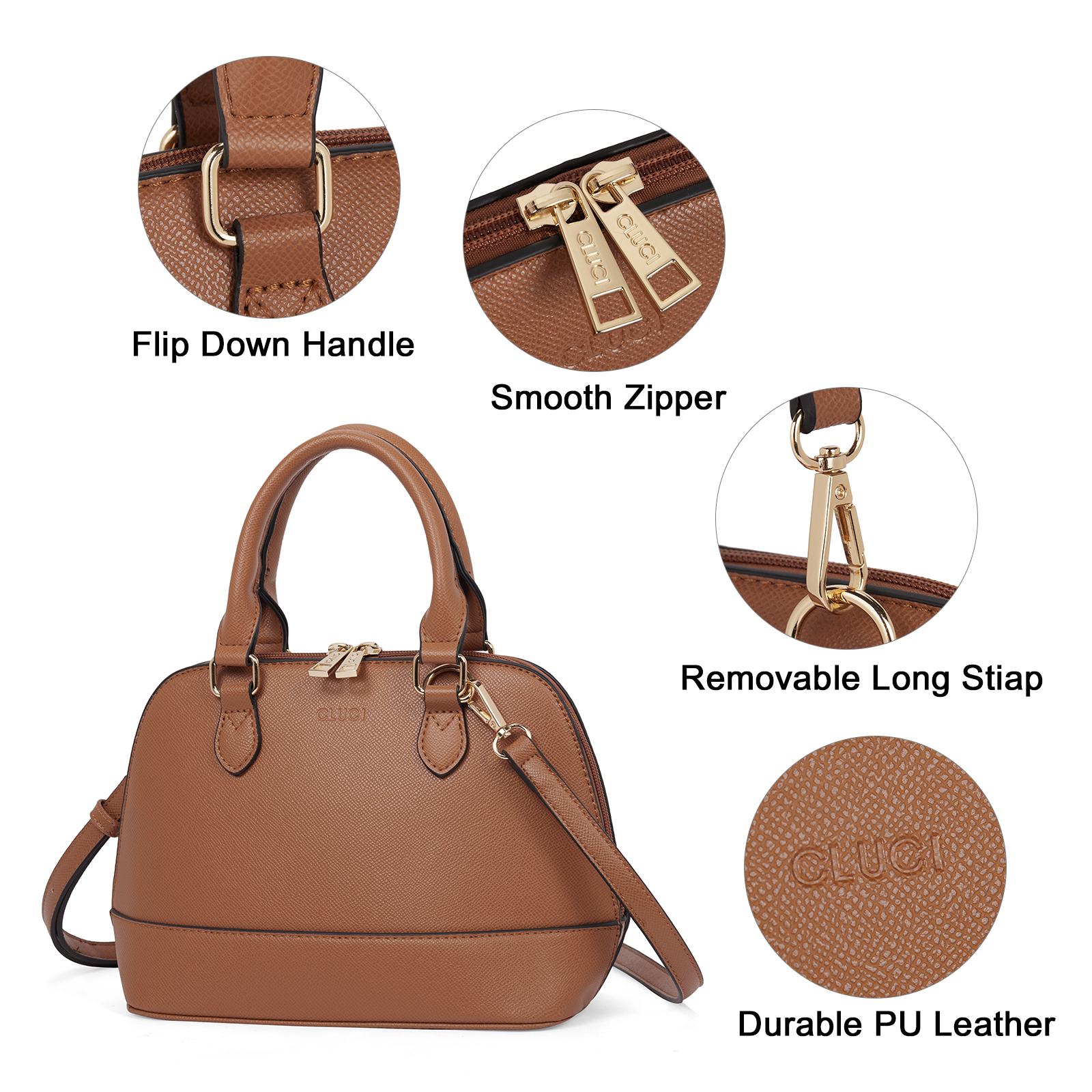 Small Purses for Women Satchel Crossbody Bags Vegan Leather handbags