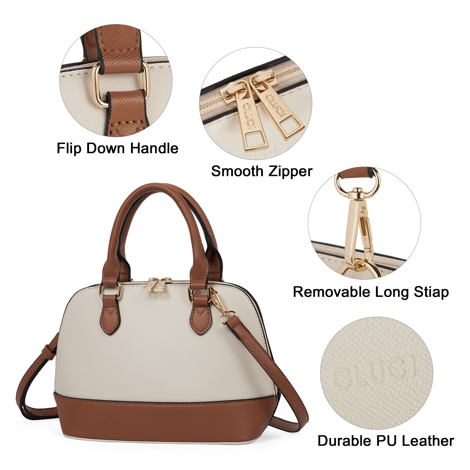 Small Purses for Women Satchel Crossbody Bags Vegan Leather handbags