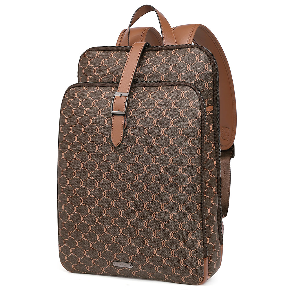 Koch Genuine Leather 15.6 Inch Laptop Backpack Purse For Women