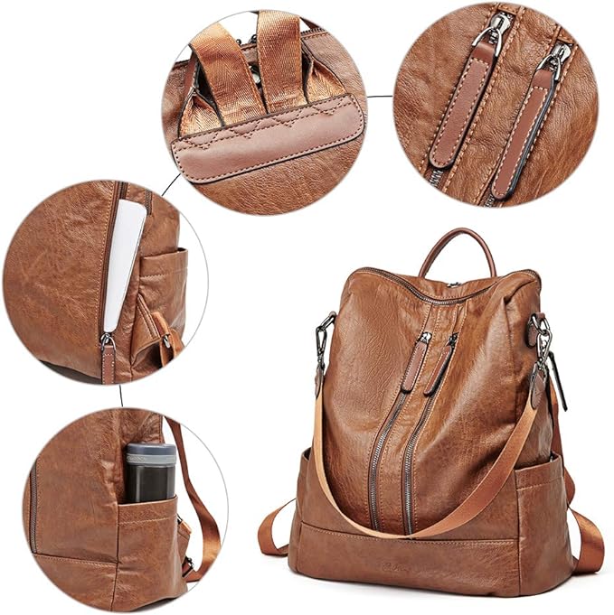 Genuine Leather Backpack with Convertible Strap –  WholesaleLeatherSupplier.com