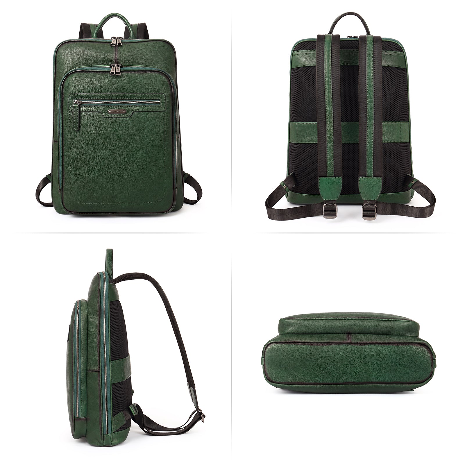 Pu Leather F Gear Mia 23 Ltrs Bottle Green Laptop Backpack at Rs 1490 in  Bengaluru