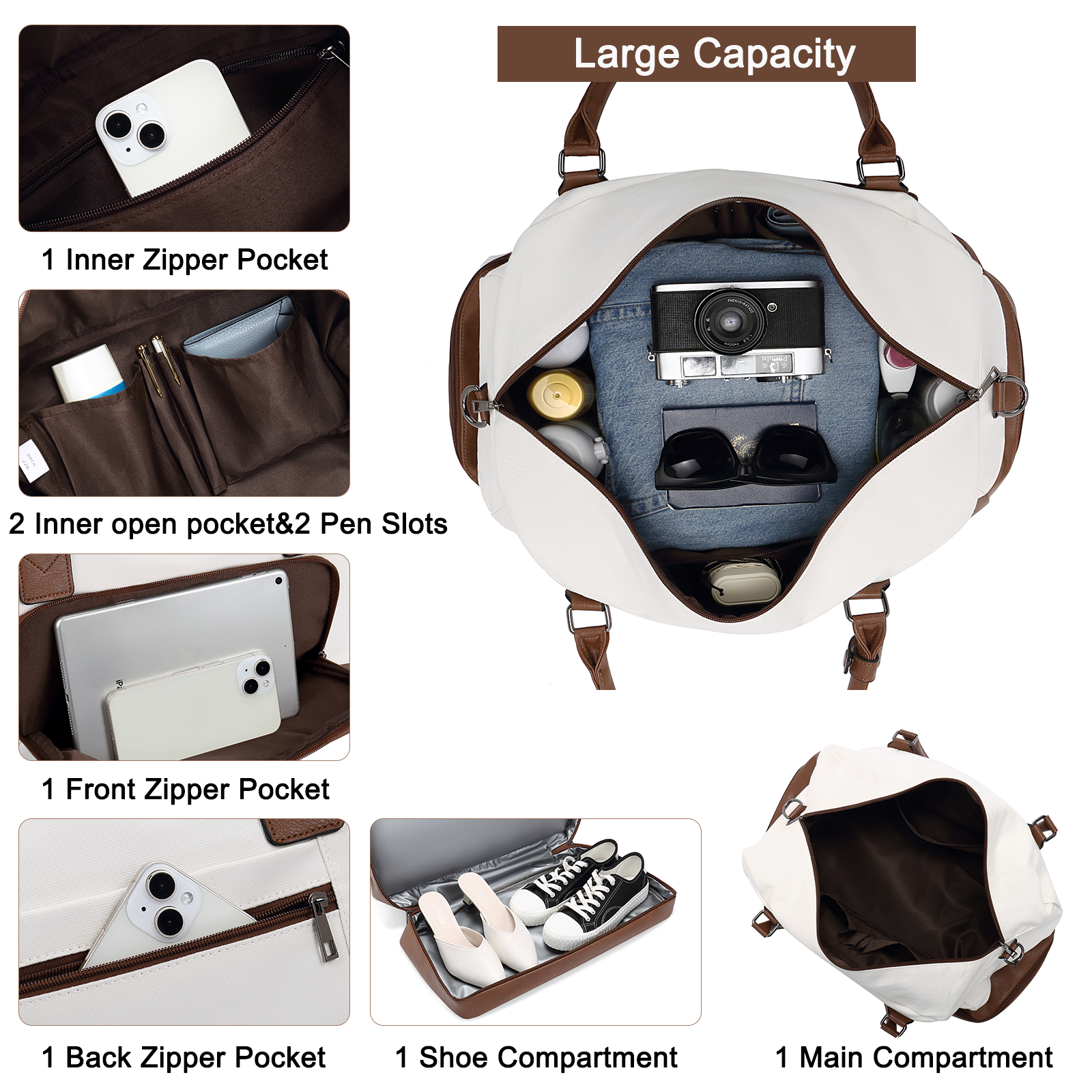 Ulgoo sales travel tote