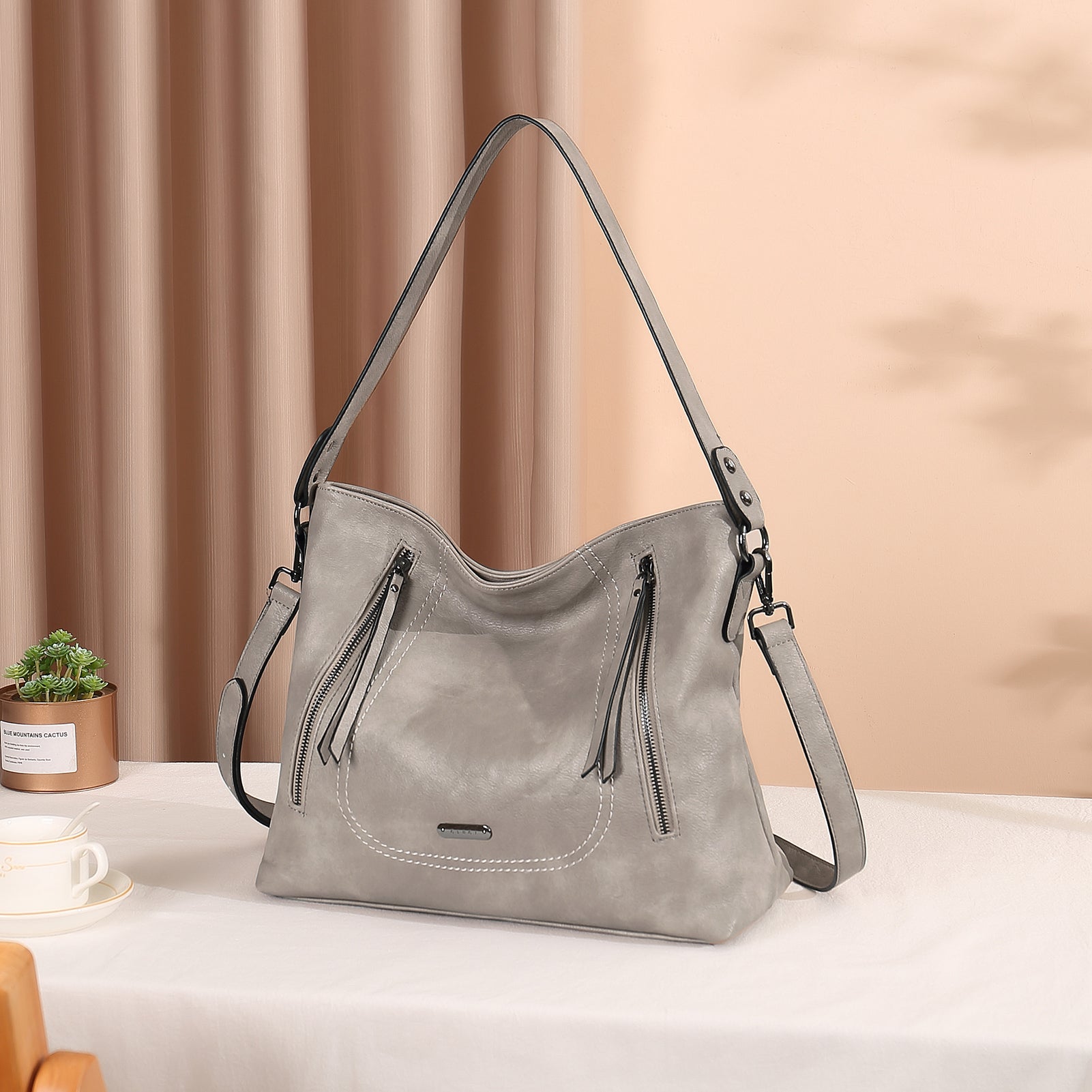 CLUCI Handbags for Women Leather Designer Hobo Tote Vintage Purses Ladies Crossbody Shoulder Bag